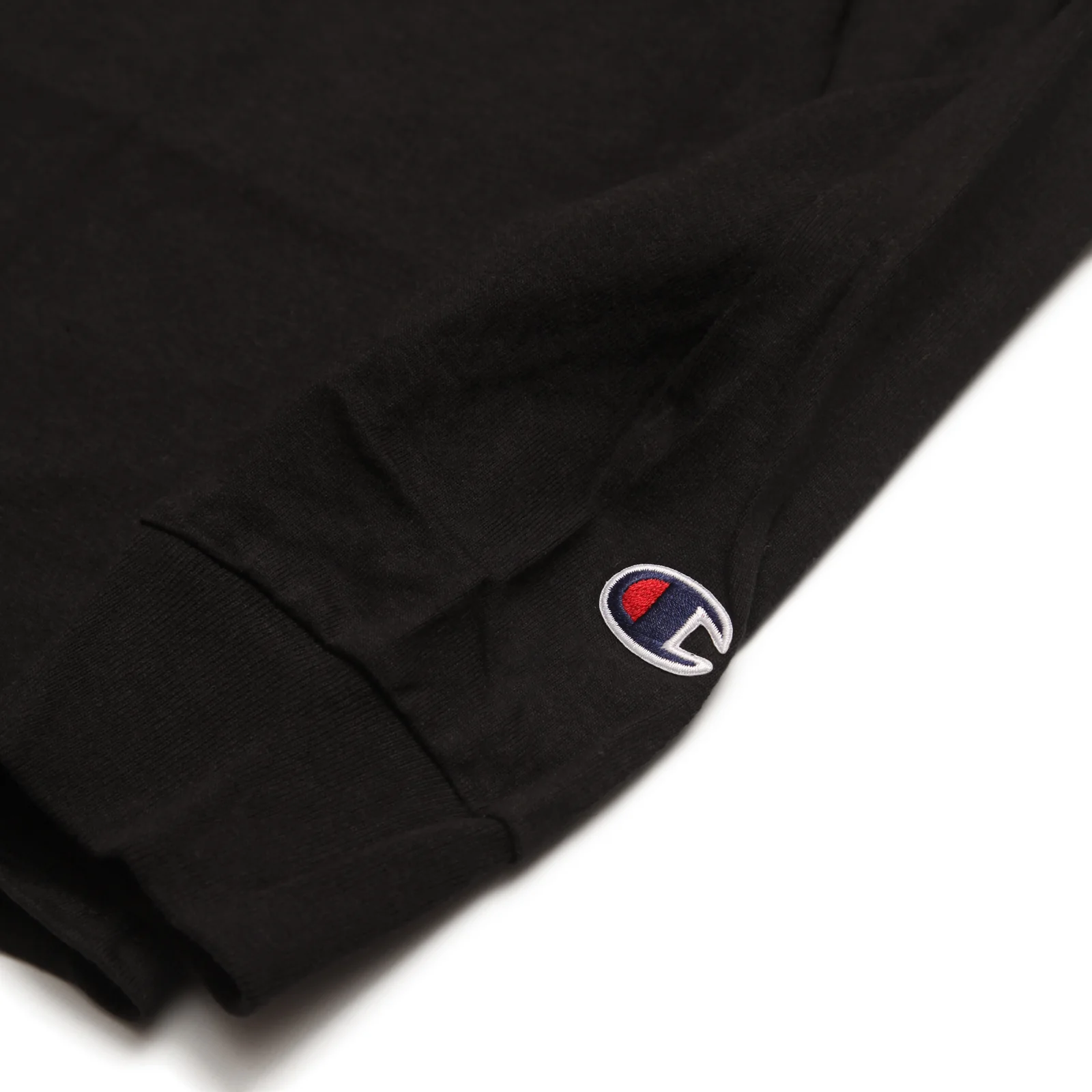Champion - 6oz Long Sleeve T-Shirt - Black - Image 2