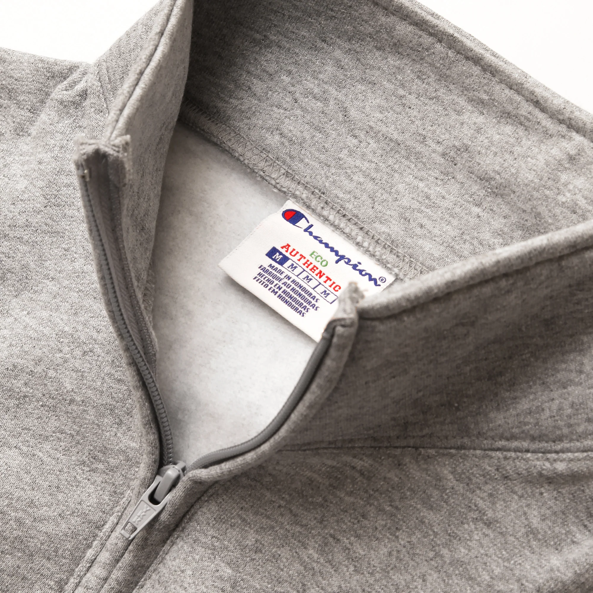 Champion - 9oz Quarter Zip - Grey Heather - Image 3