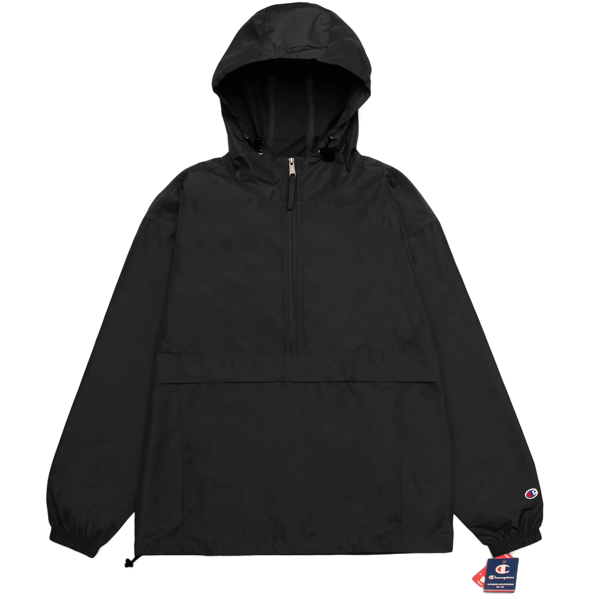 Champion - Packable Hooded Anorak Jacket - Black - Image 5