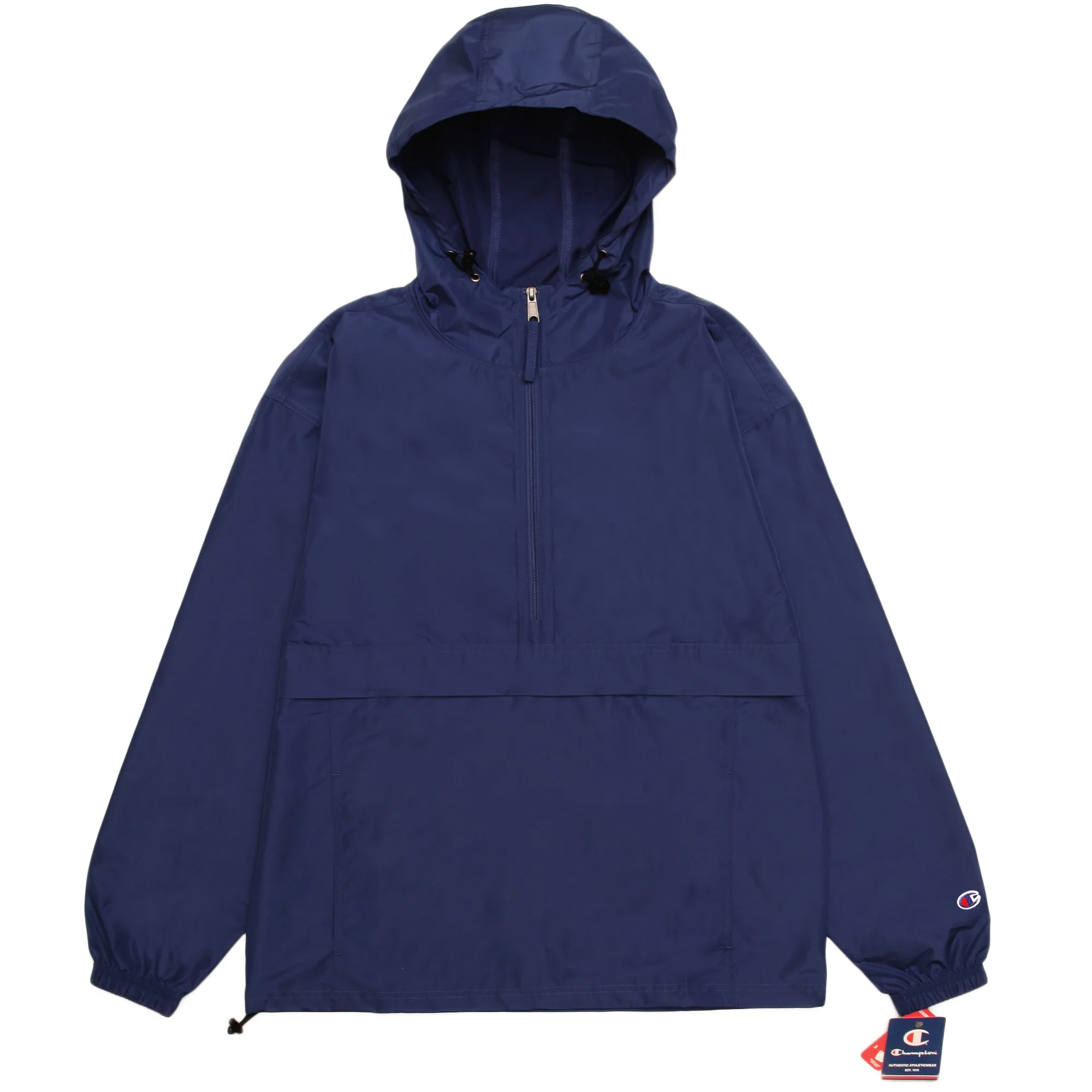 Champion - Packable Hooded Anorak Jacket - Navy - Image 5