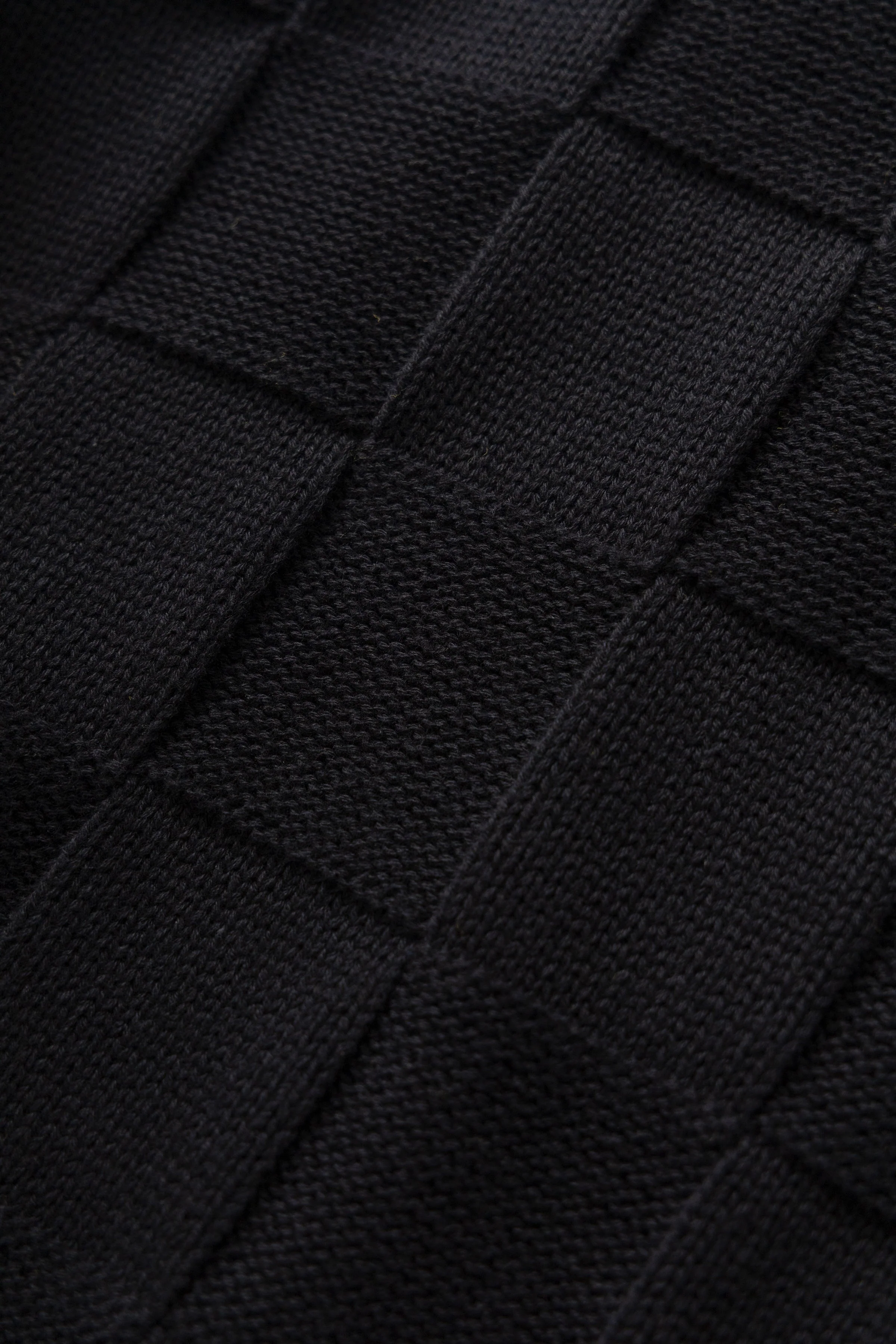 Service Works - Check Knit Crewneck - Black - Image 3