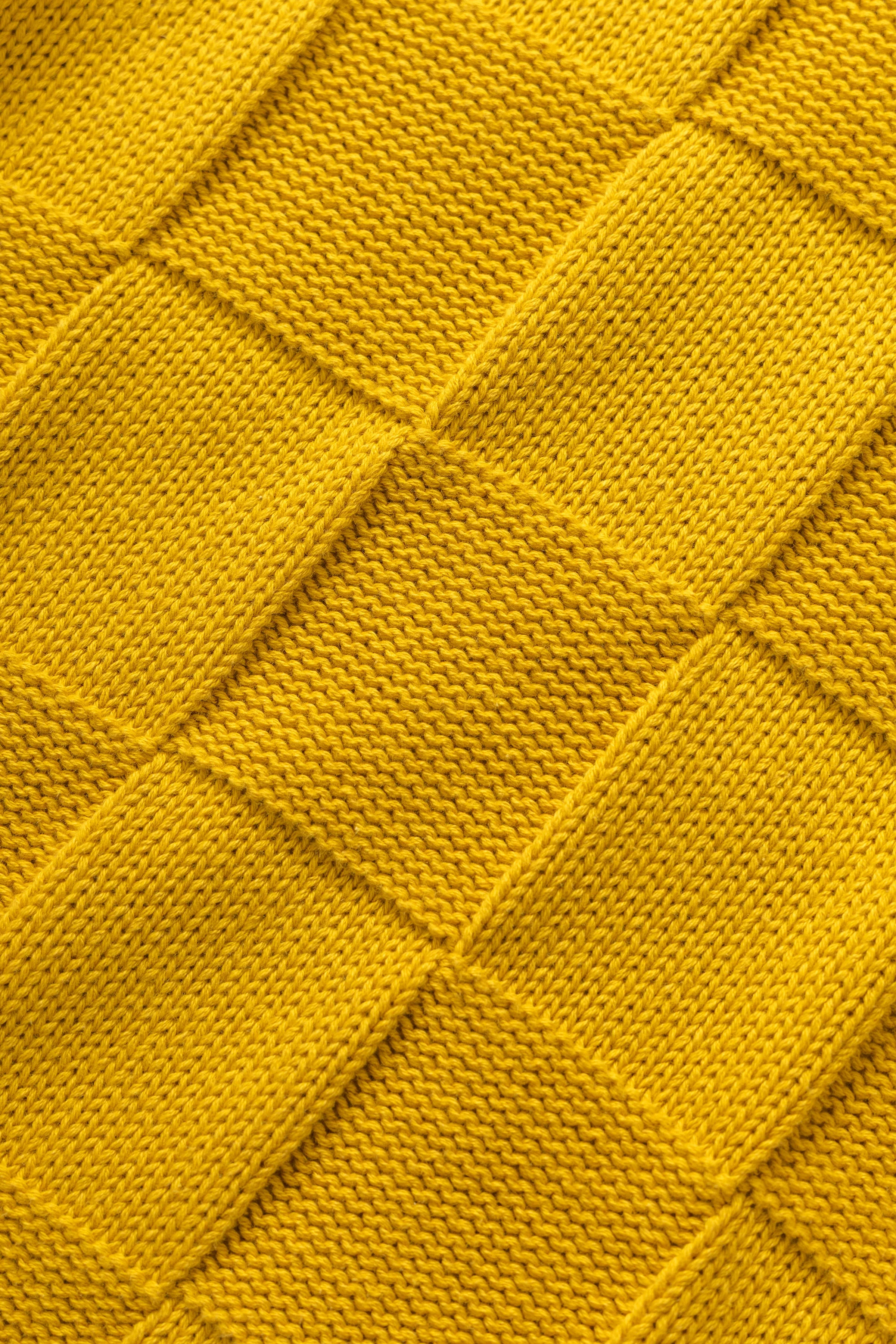 Service Works - Check Knit Crewneck - Ochre - Image 4