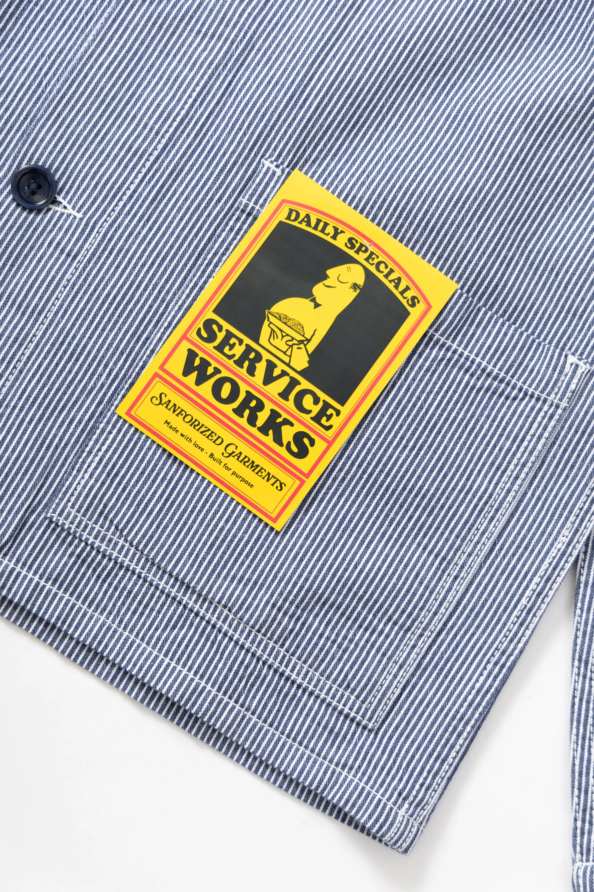 Service Works - Classic Chore Shirt - Hickory - Image 3