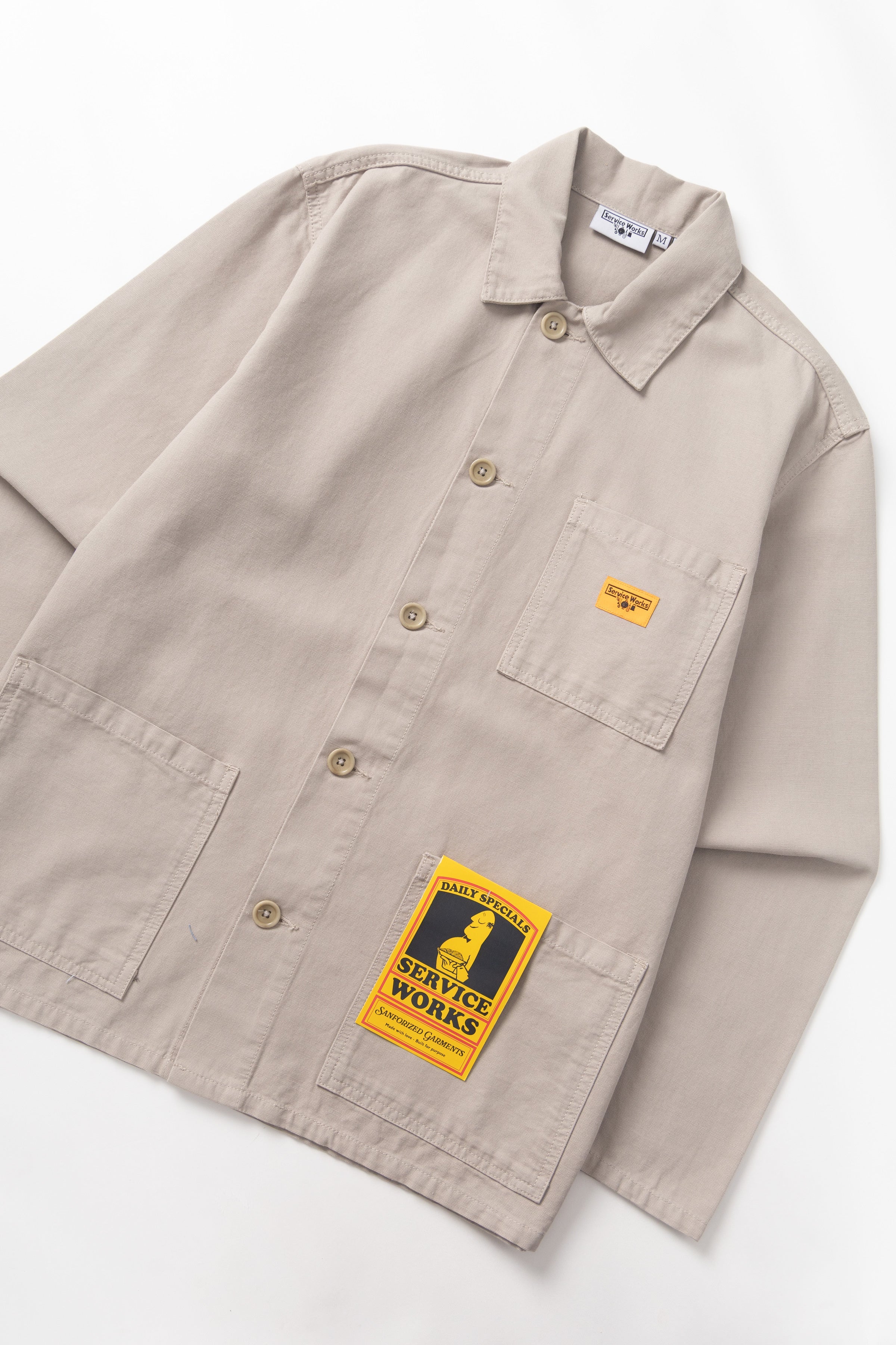 Service Works - Classic Chore Shirt - Stone - Image 3