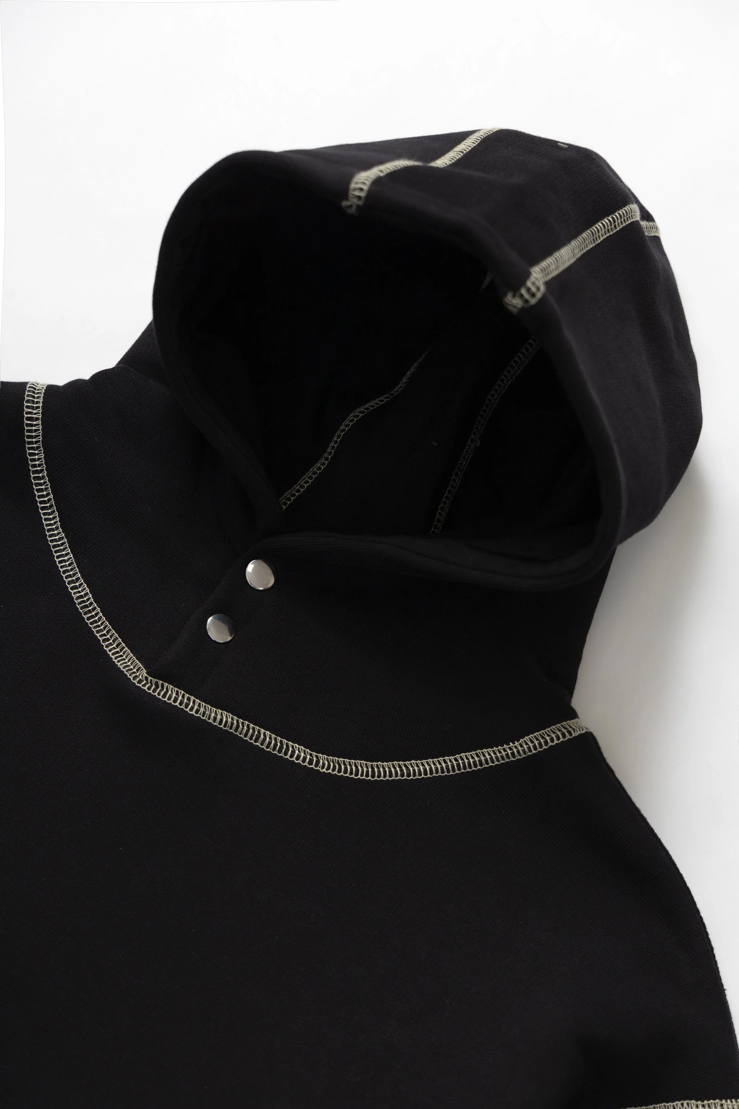 Service Works - Contrast Stitch Hoodie - Black - Image 5