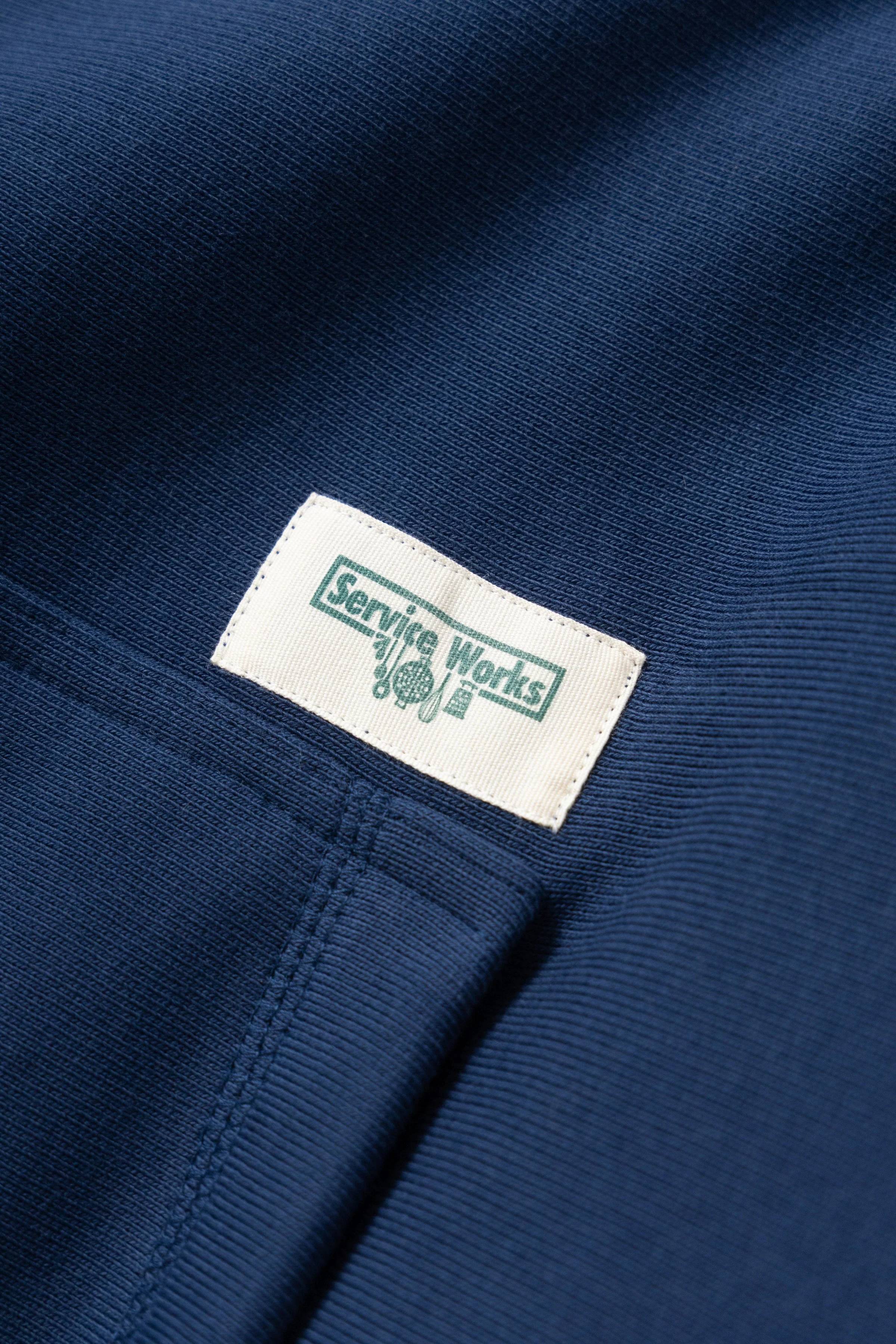 Service Works - Contrast Stitch Hoodie - Navy - Image 4
