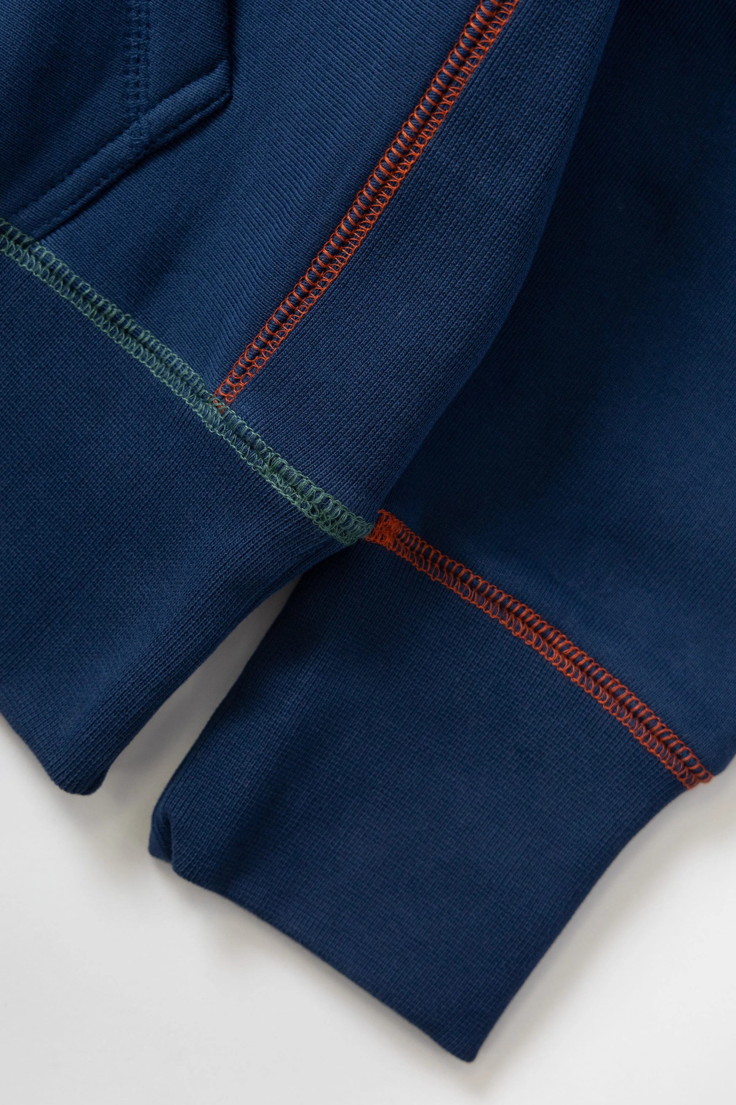 Service Works - Contrast Stitch Hoodie - Navy - Image 5
