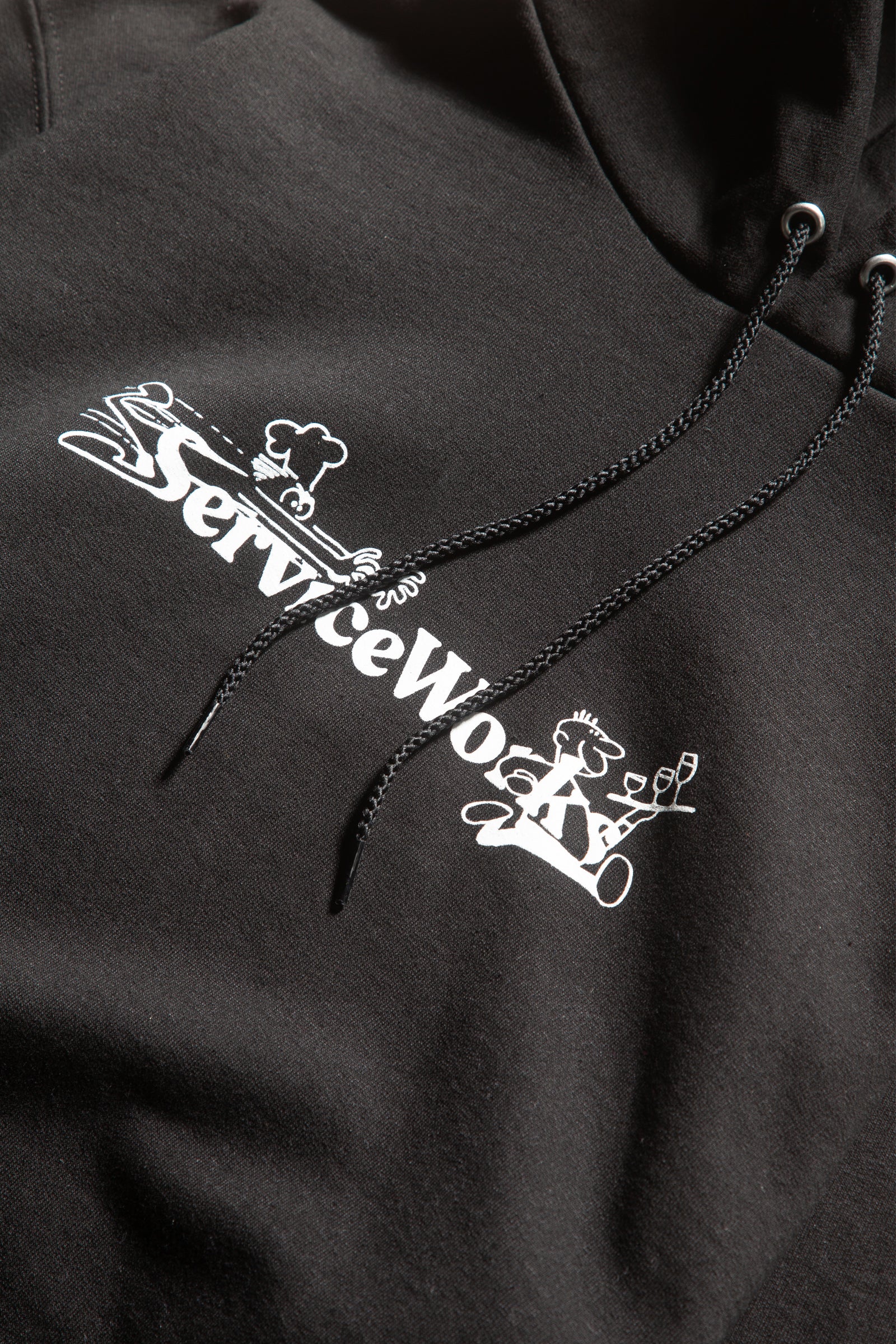 Service Works - Chase Hoodie - Black - Image 2