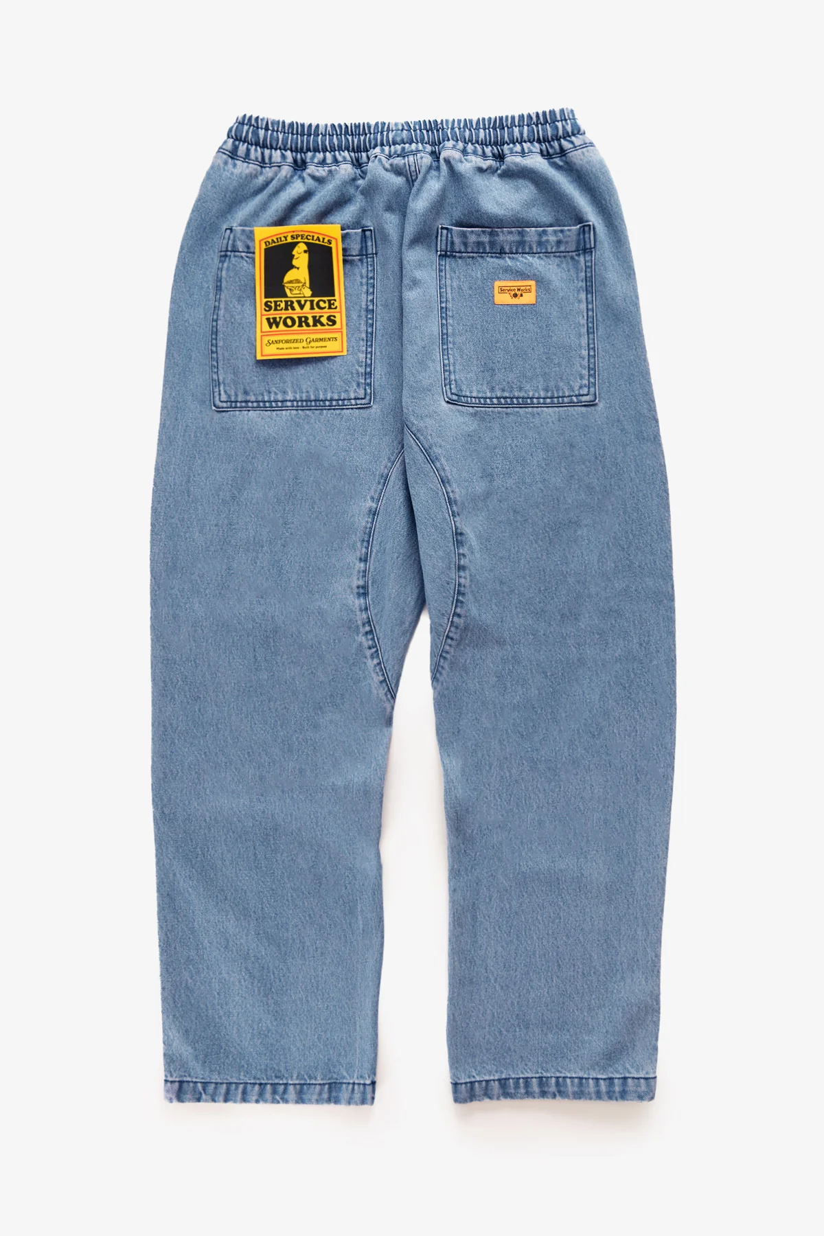 Service Works - Classic Chef Pants - Light Washed Denim - Image 5