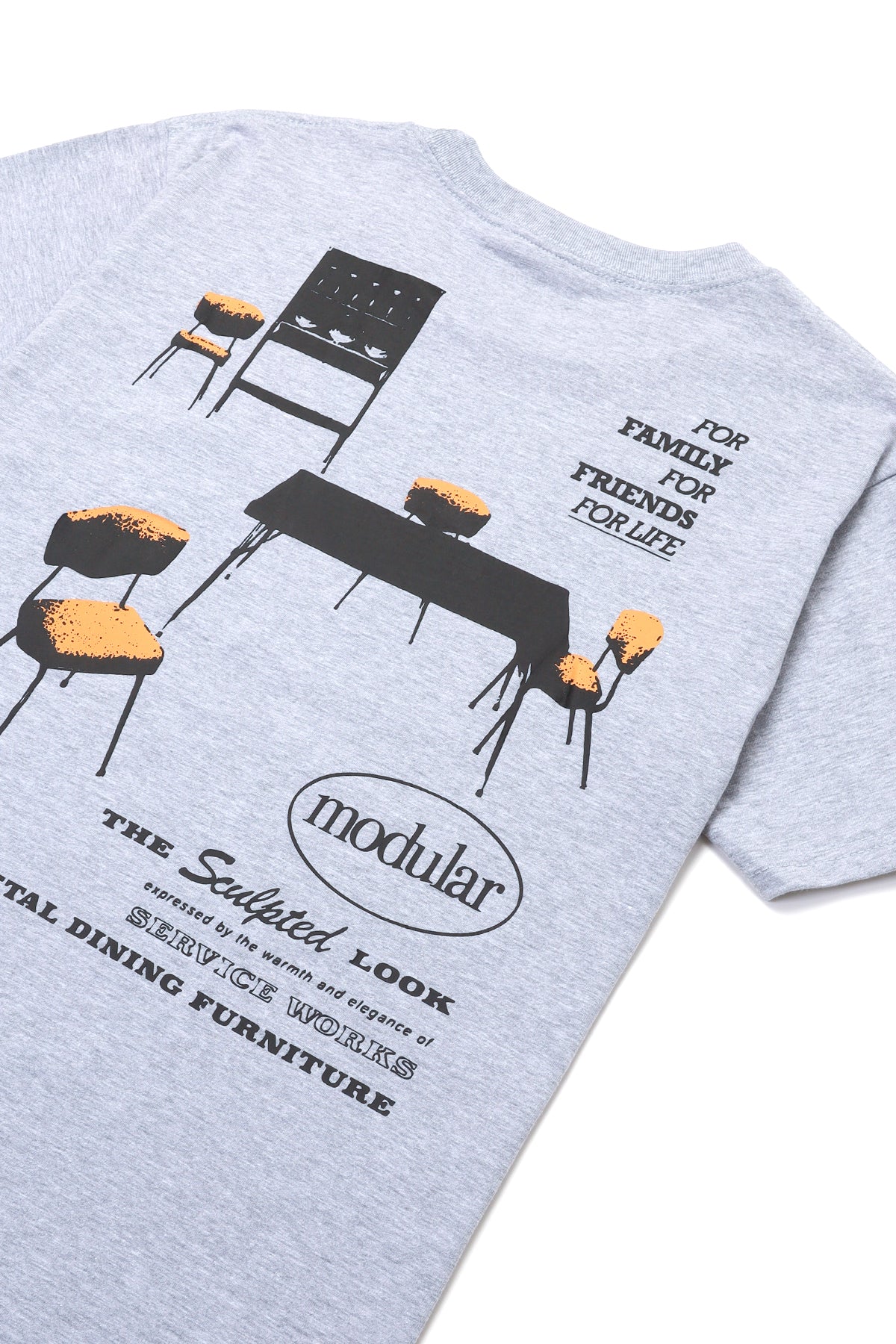 Service Works - Dining Set Tee - Grey - Image 3
