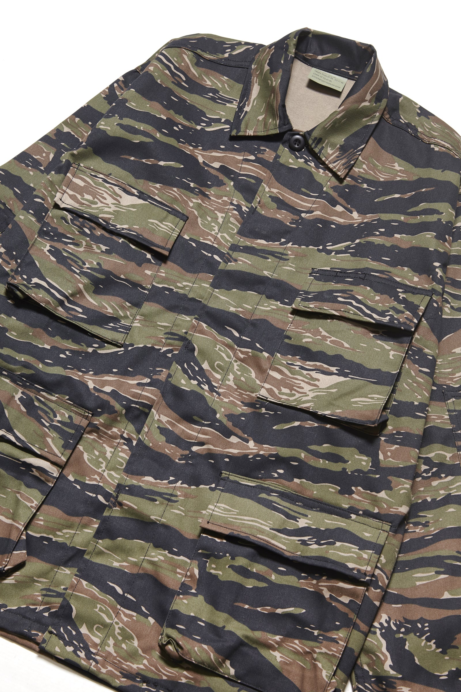 Deadstock - BDU Camo Overshirt - Tiger Stripe - Image 2