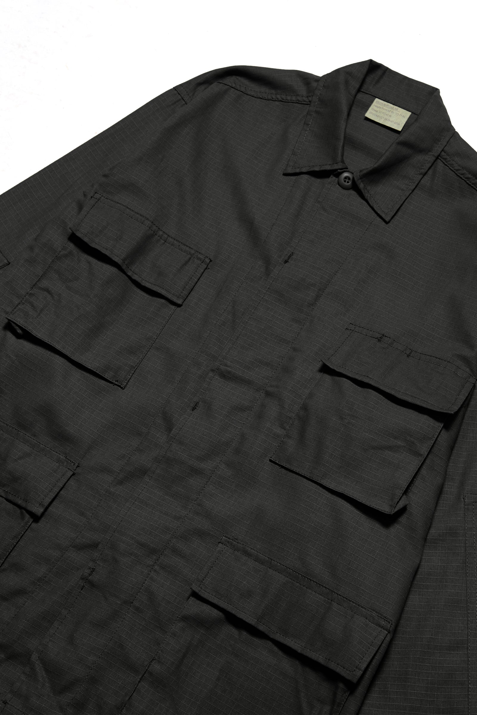Deadstock - BDU Ripstop Overshirt - Black - Image 2
