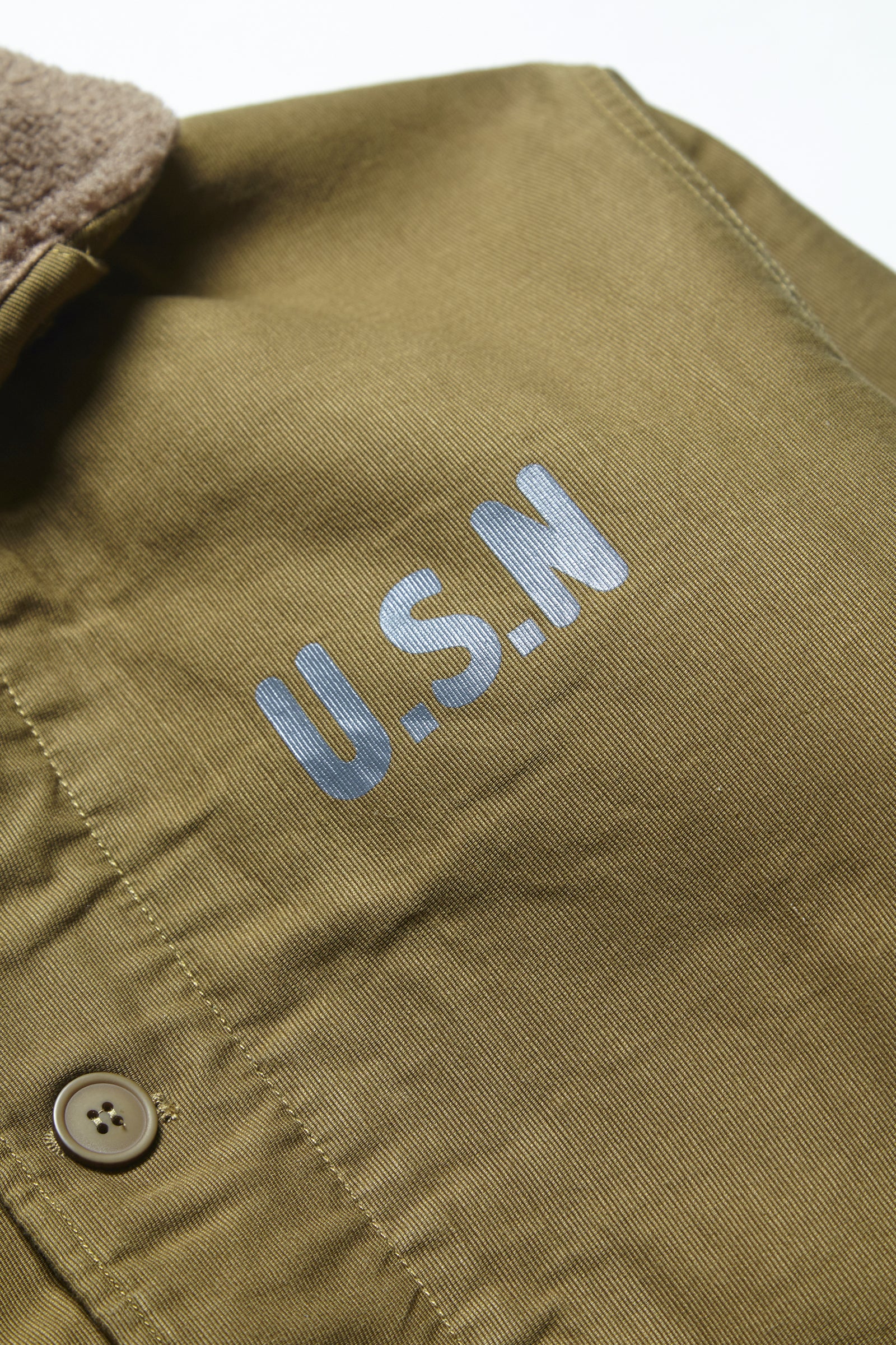 Deadstock - USN N1 Deck Jacket - Olive - Image 3