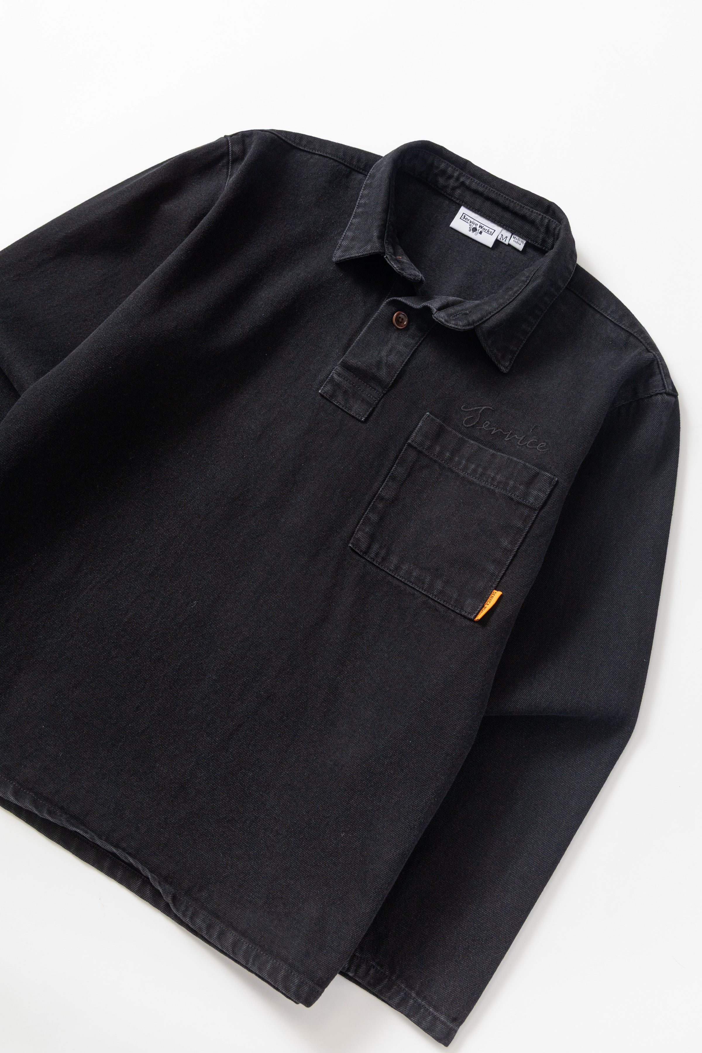 Service Works - Denim Script Popover - Dark Wash - Image 2