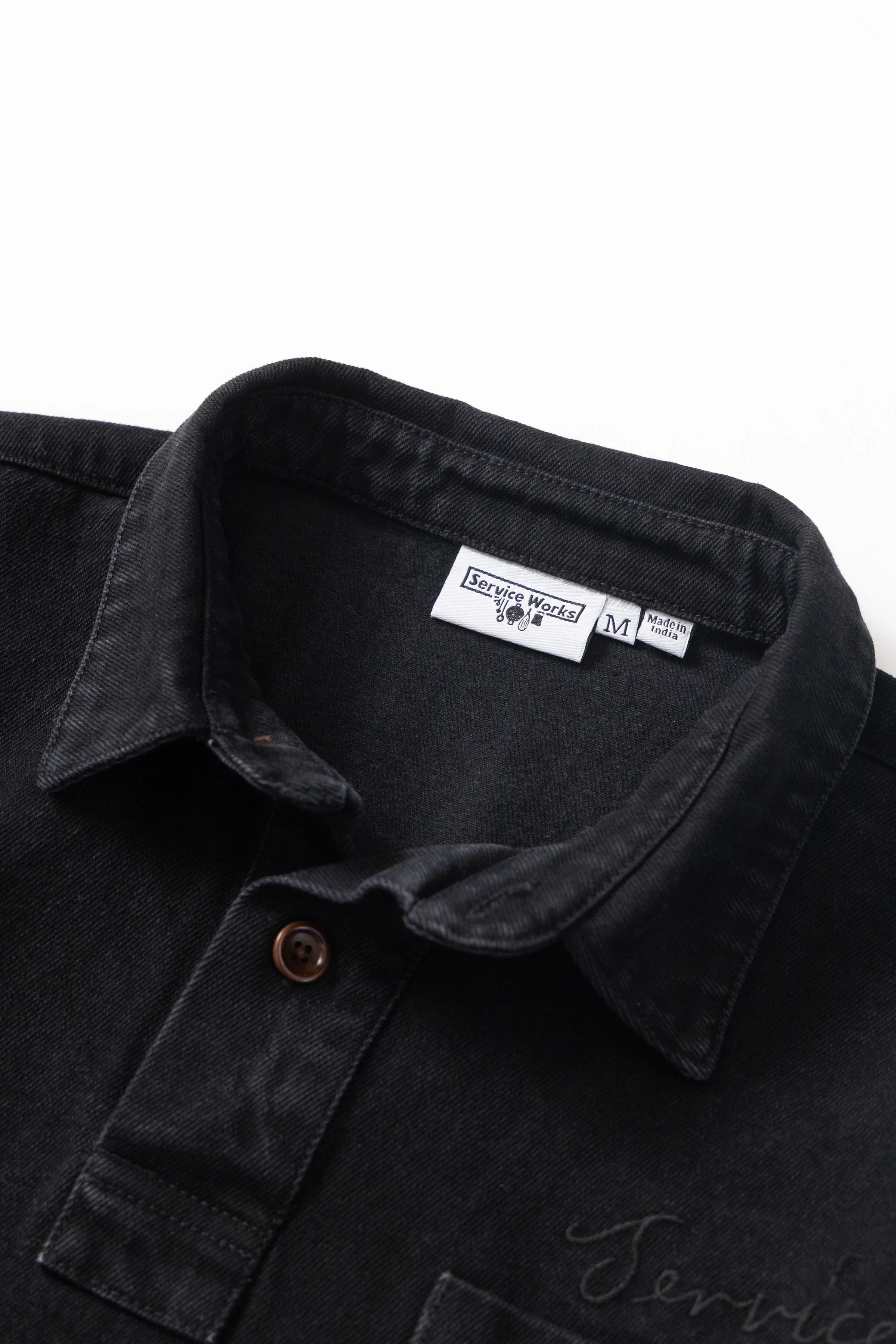 Service Works - Denim Script Popover - Dark Wash - Image 4