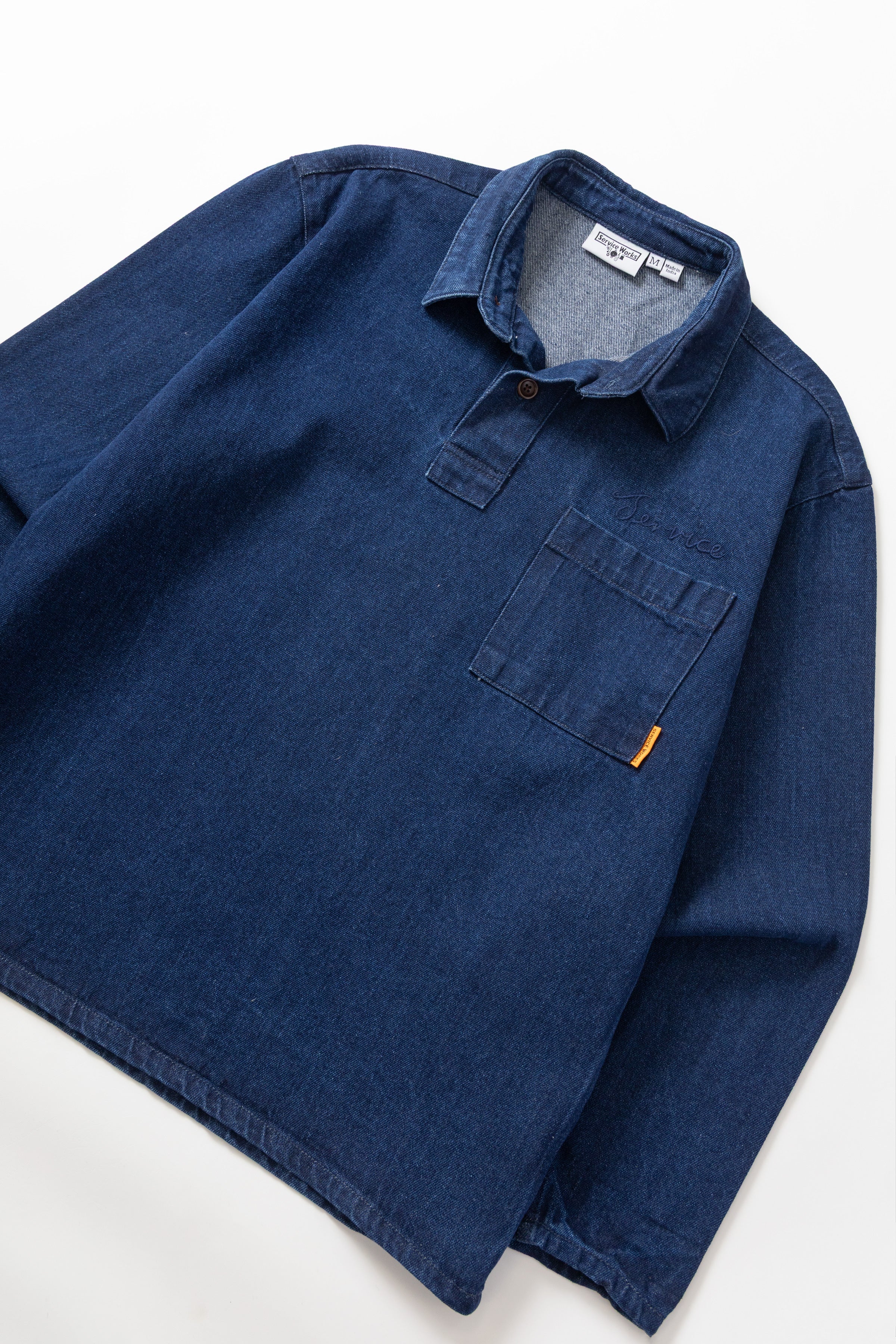 Service Works - Denim Script Popover - One Wash - Image 2