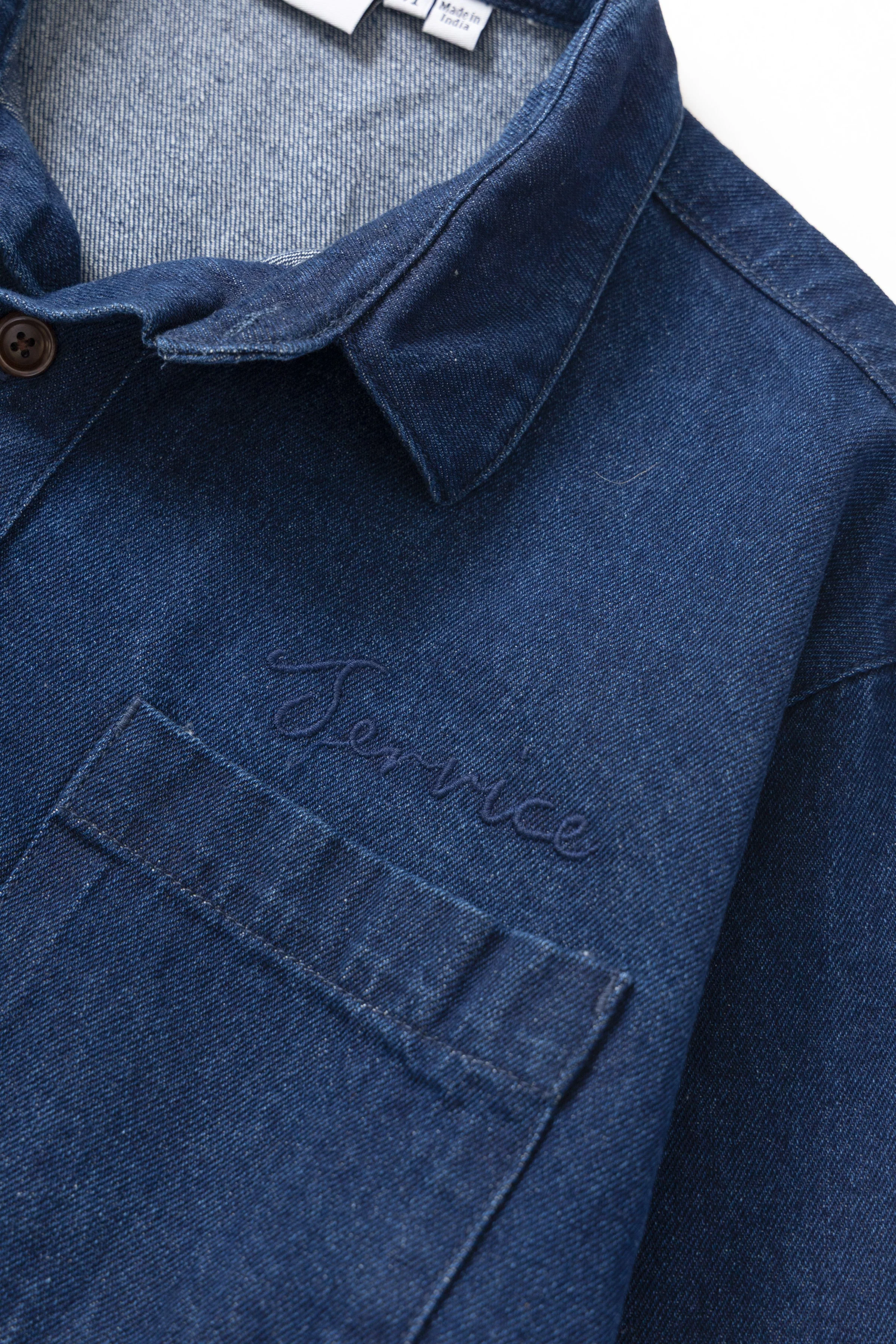Service Works - Denim Script Popover - One Wash - Image 3