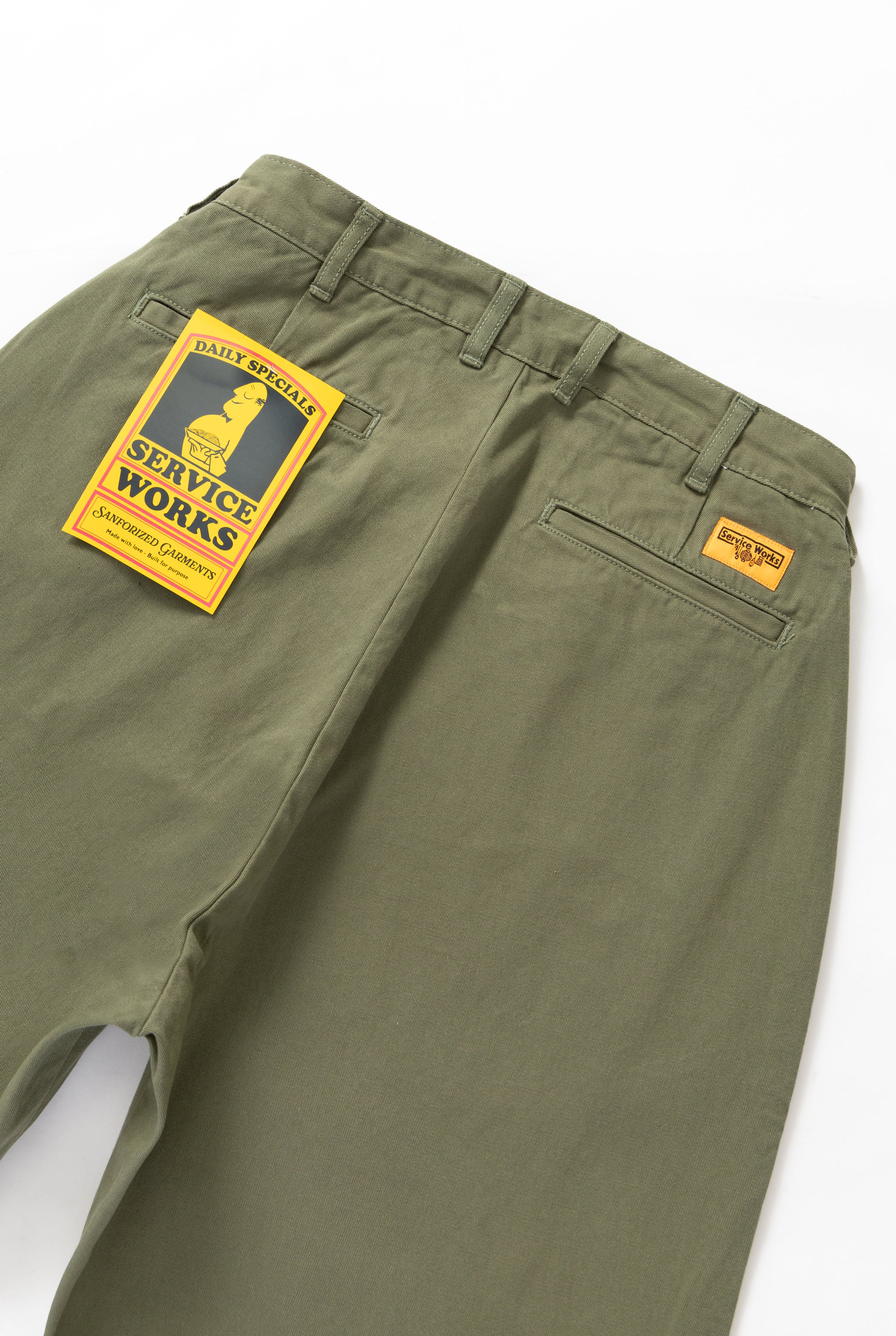 Service Works - Drill Part Timer Pant - Olive - Image 5