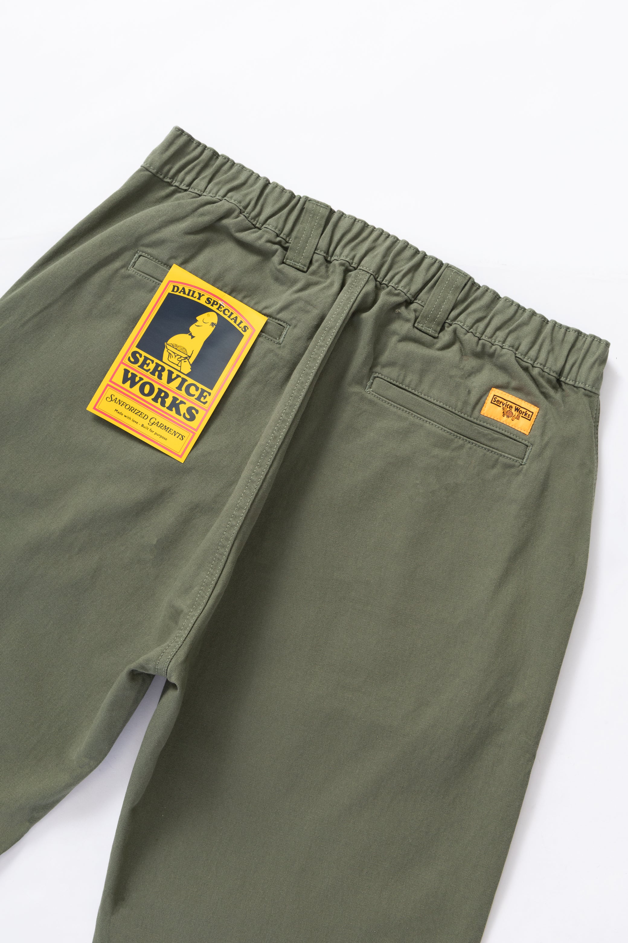 Service Works - Drill Waiters Pant - Olive - Image 5