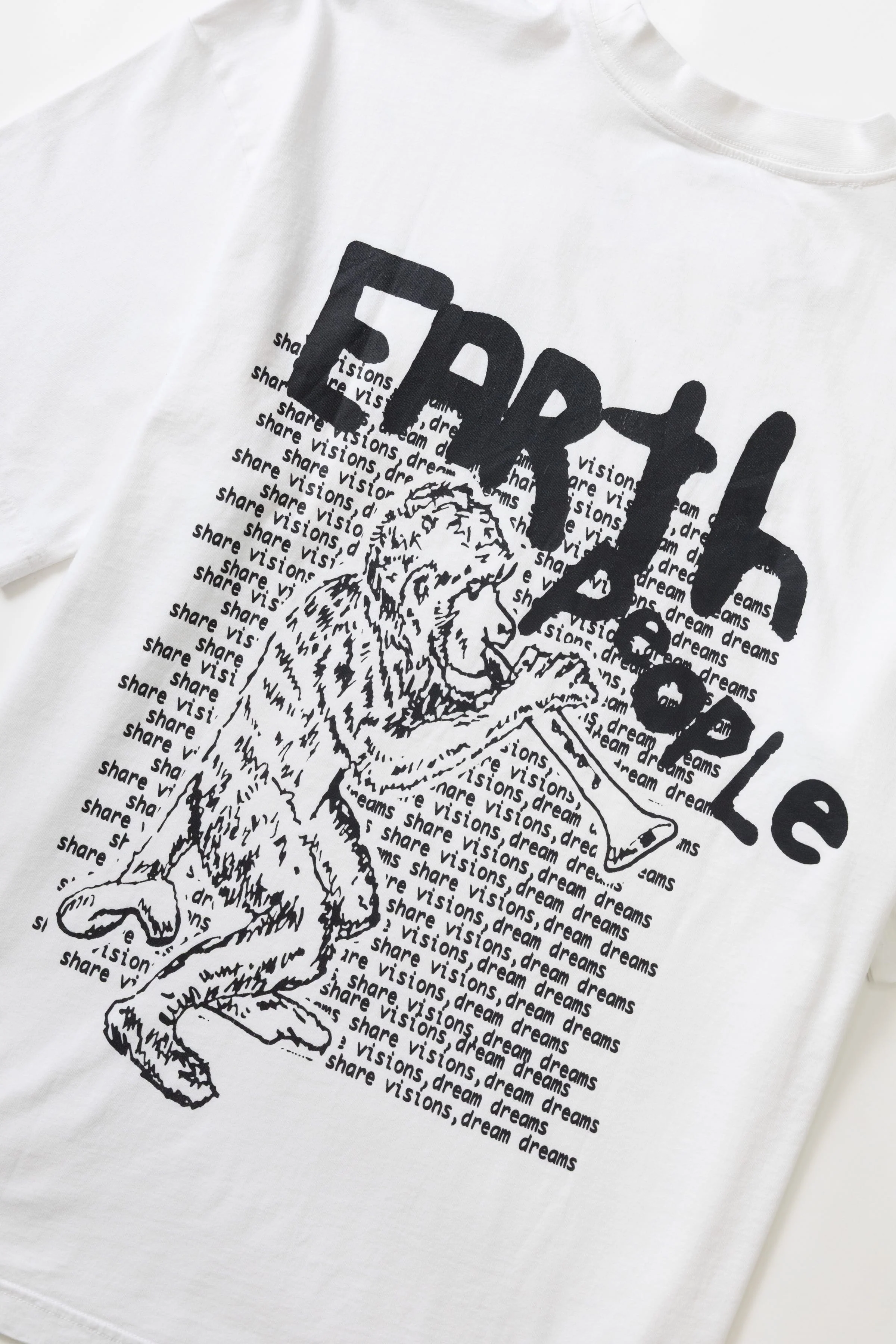 Earth People - Jazz Monkey Tee - White - Image 7