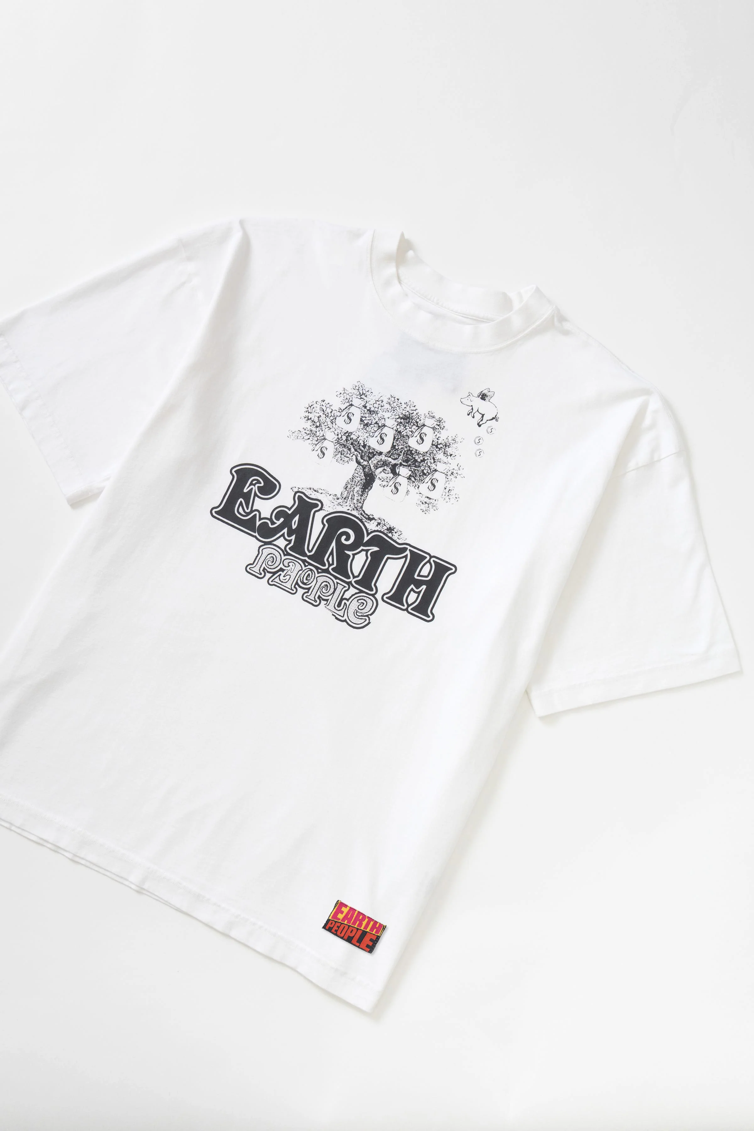 Earth People - Money Tree Tee - White - Image 3
