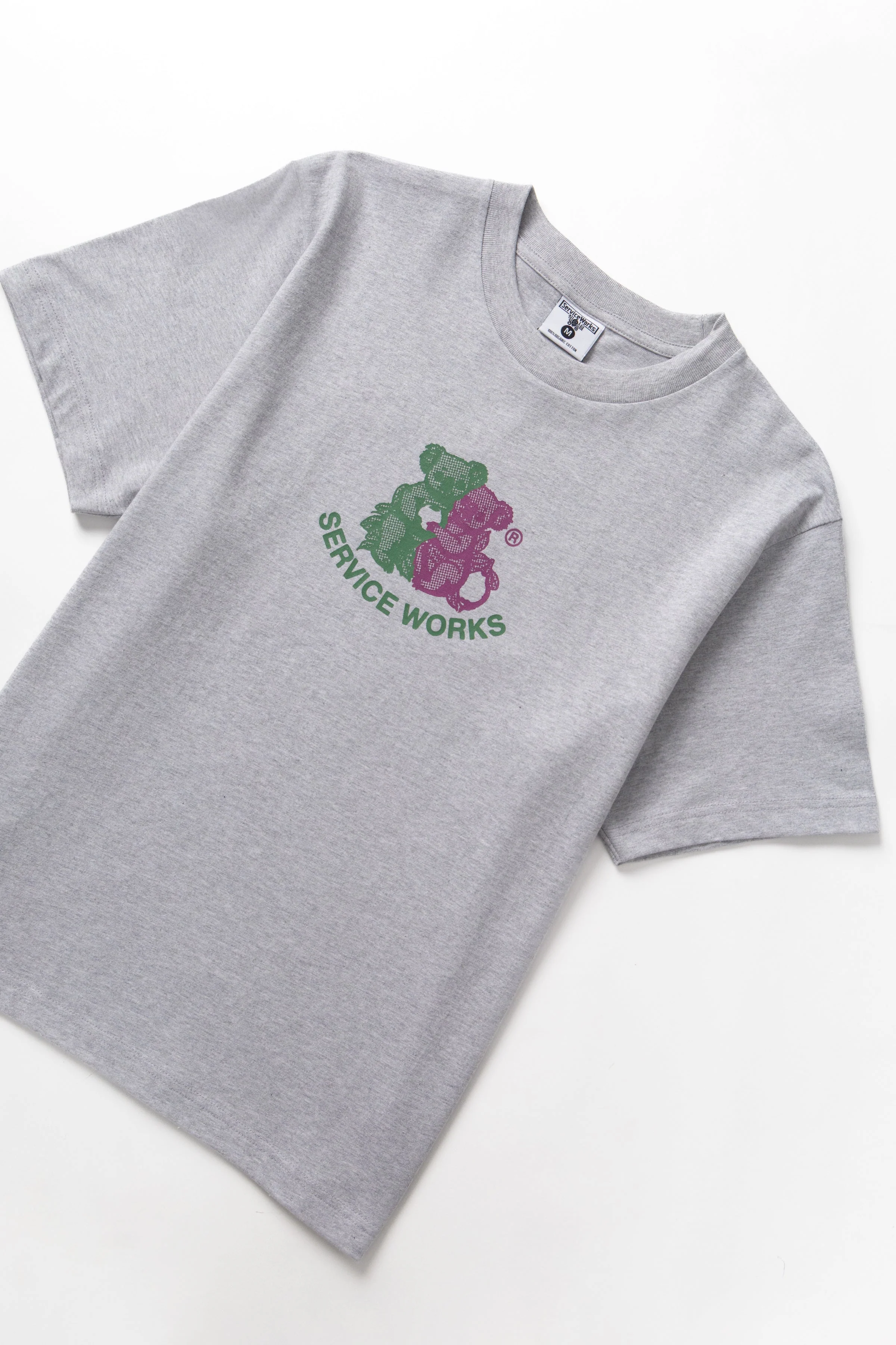 Service Works - Family Fruit Tee - Heather Grey - Image 3