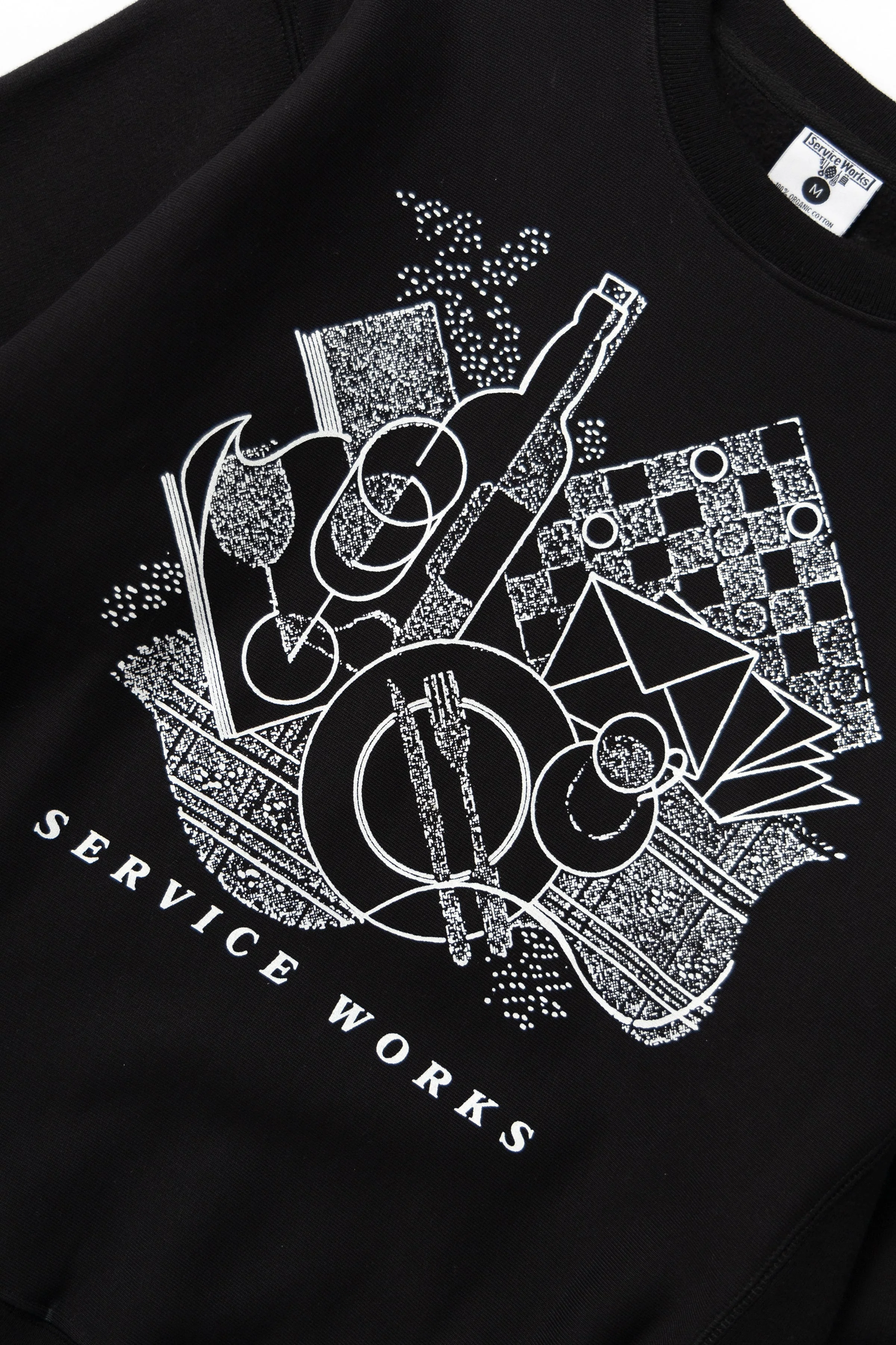 Service Works - Frequent Flyer Crewneck - Black - Image 3