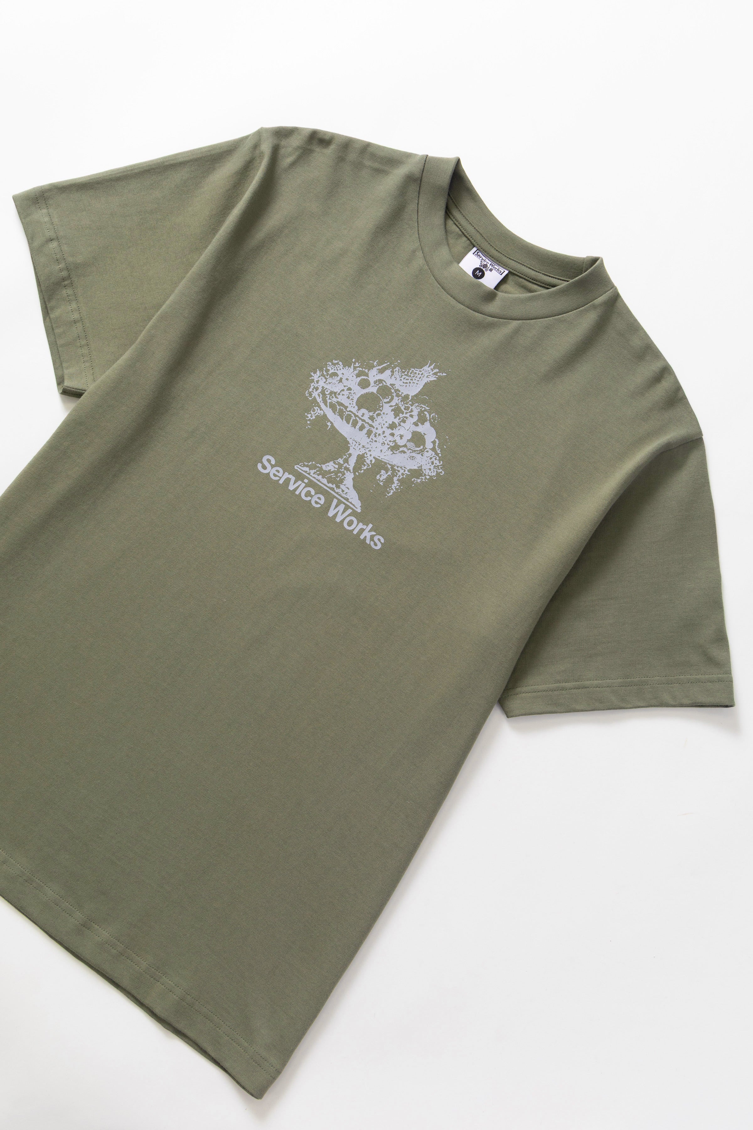 Service Works - Fruit Bowl Tee - Olive - Image 2