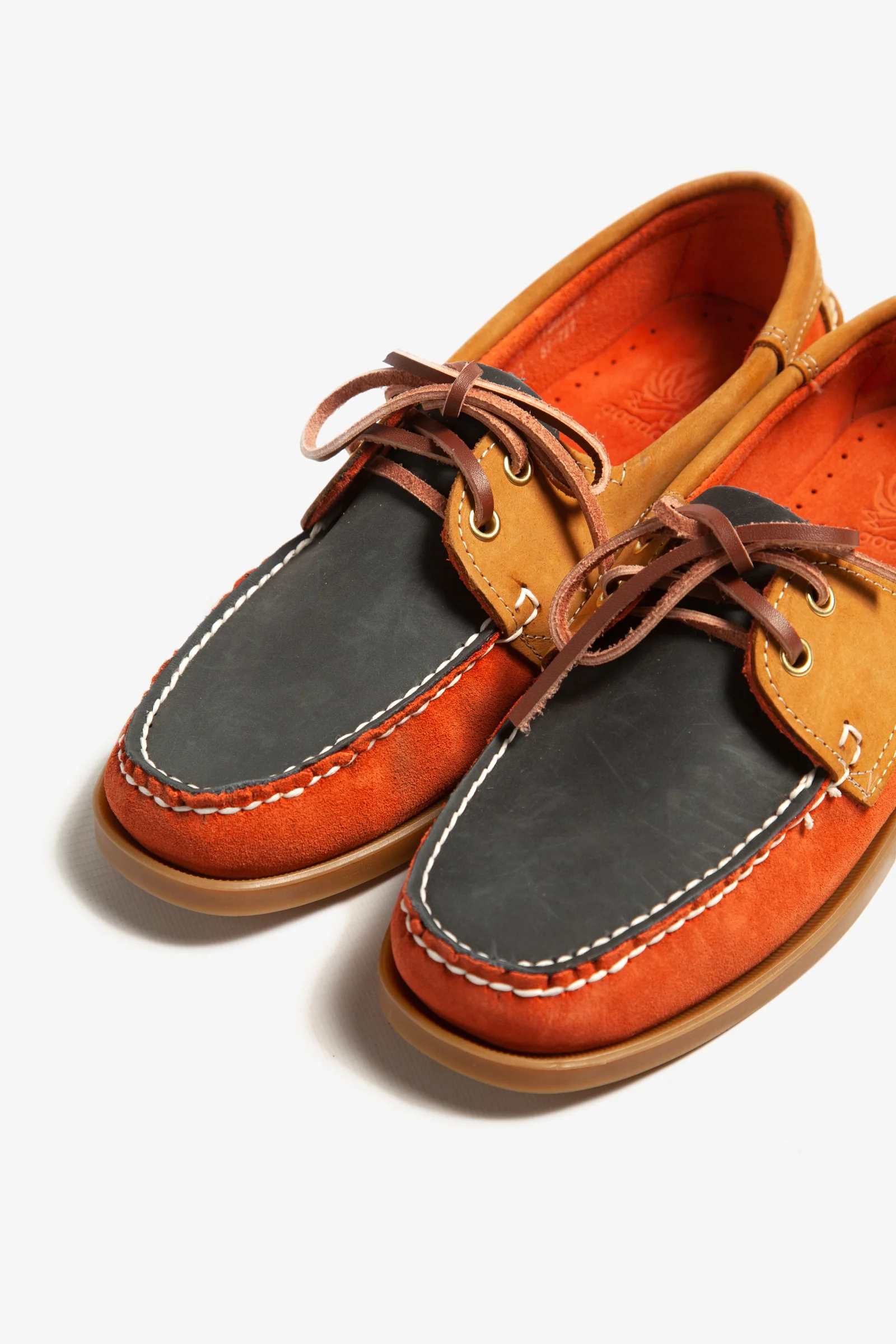 Goodcamp - Deck Loafer Shoes - Orange Multi - Image 4