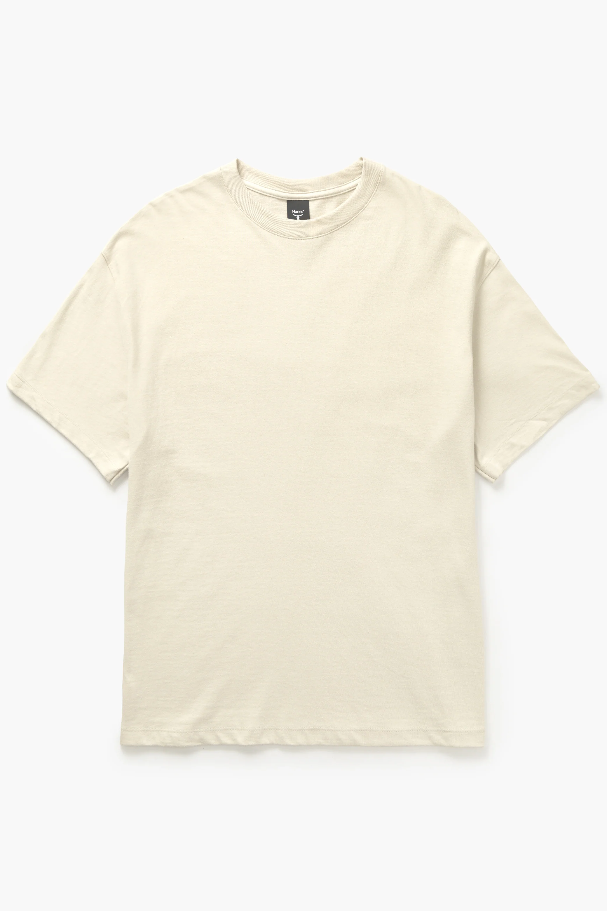Hanes - Oversized Beefy-T 6oz T-Shirt - Sand
