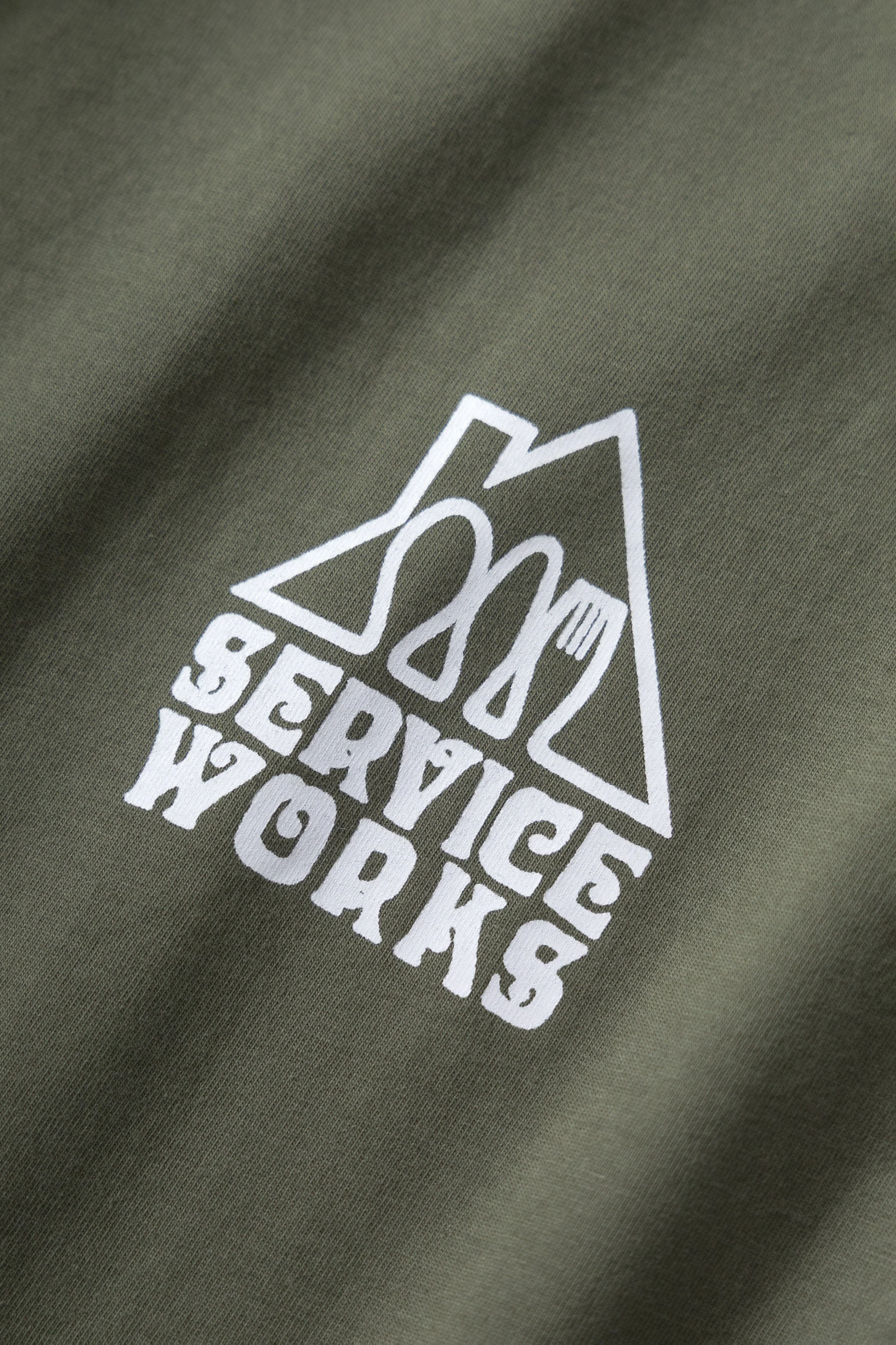 Service Works - Home Comforts Tee - Olive - Image 2