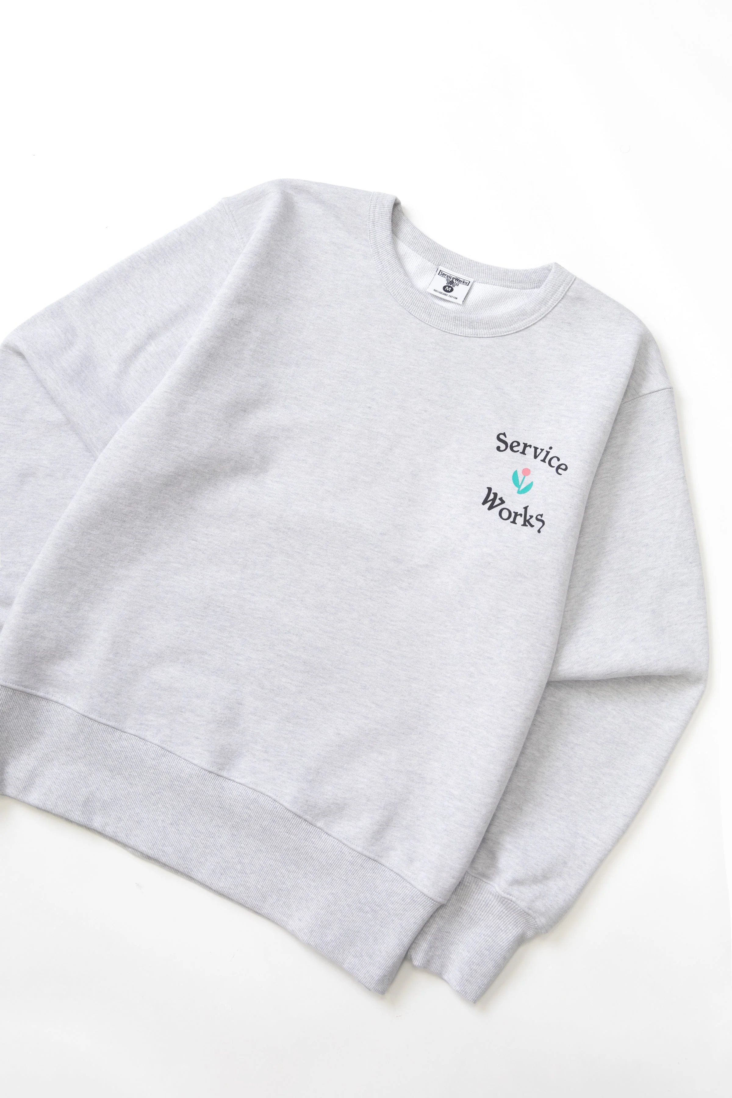 Service Works - In Bloom Crewneck - Ash - Image 4