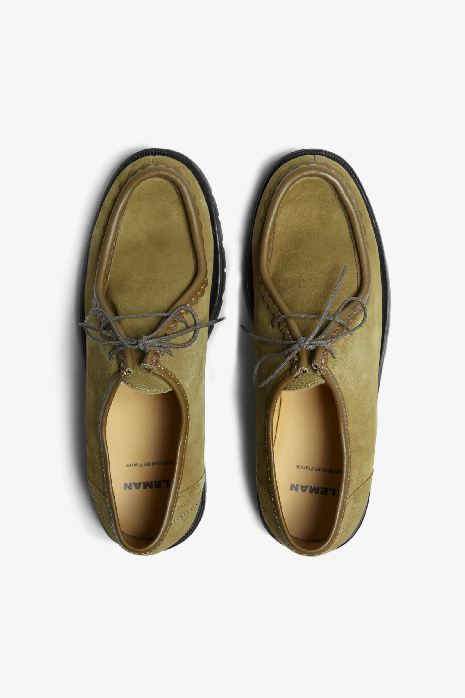 Kleman - Padror Moc Toe Shoe - Khaki Suede - Image 3