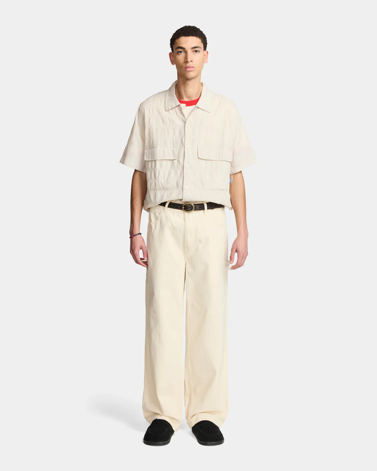 Larriet - Kendalls Short Sleeve Shirt - Tan Plaid - Image 8