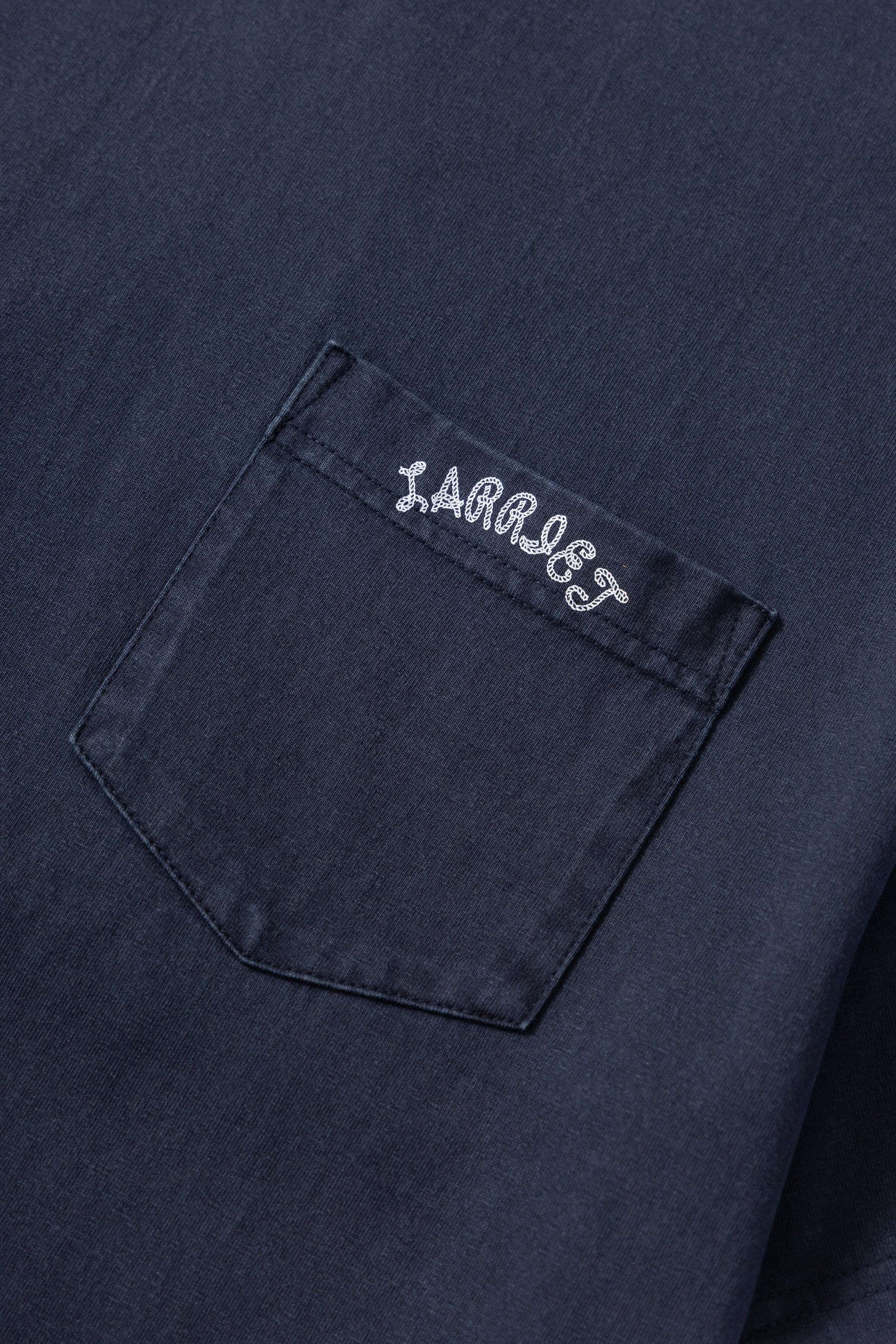 Larriet - Lasso Pocket Tee - Used Navy - Image 5