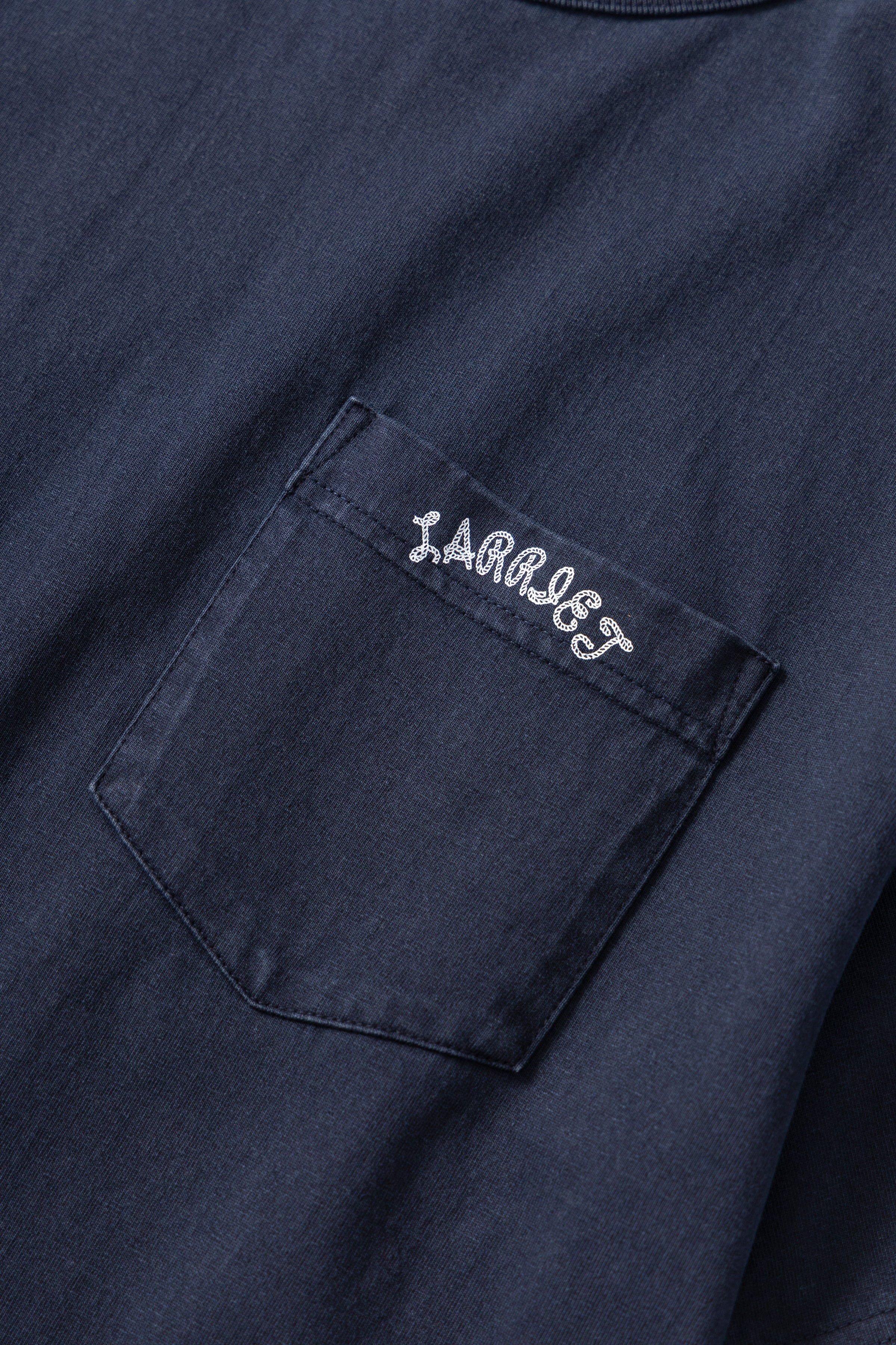 Larriet - Lasso Pocket Tee - Used Navy - Image 7