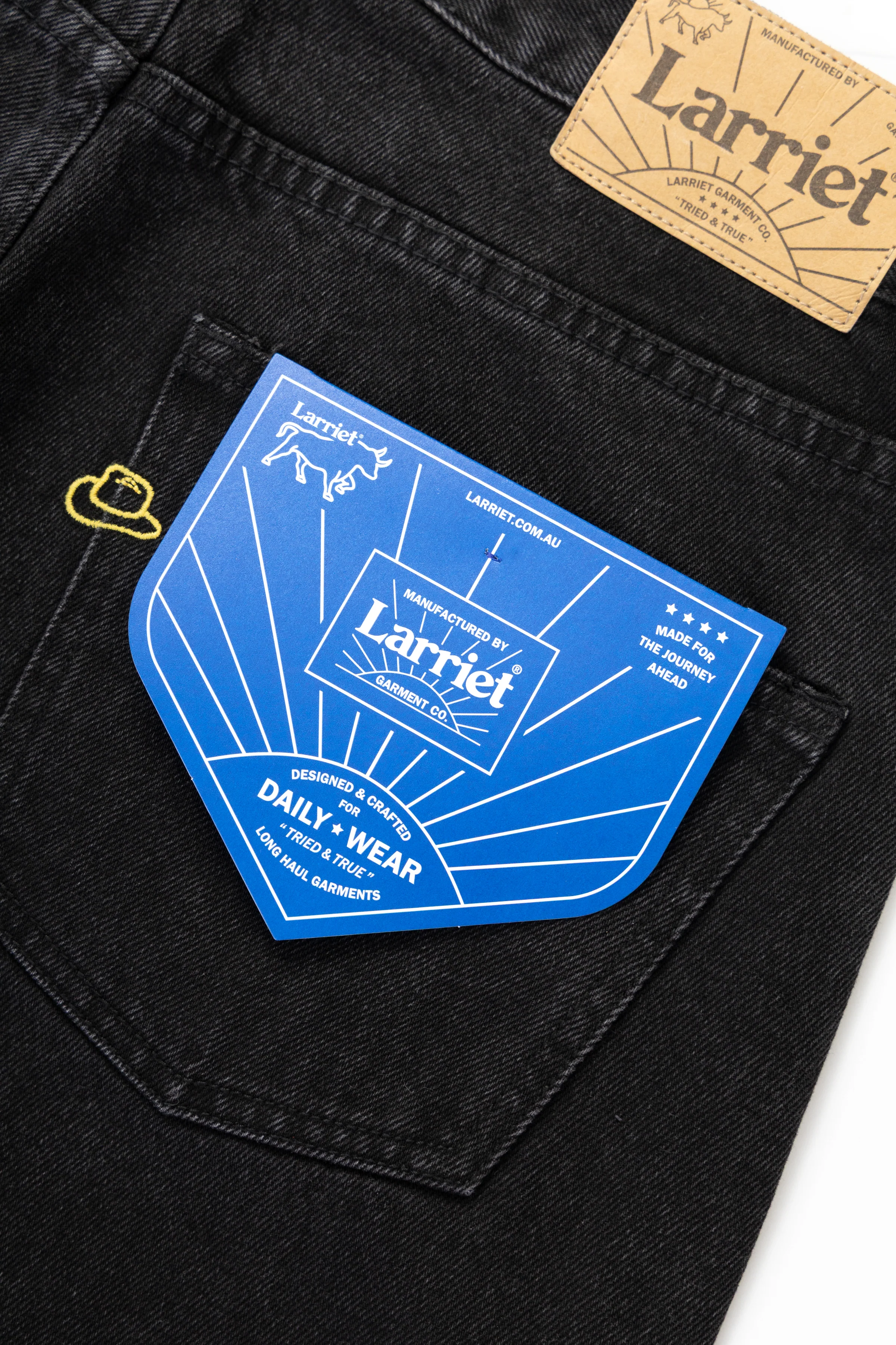 Larriet - Walé Jeans - Used Black - Image 2