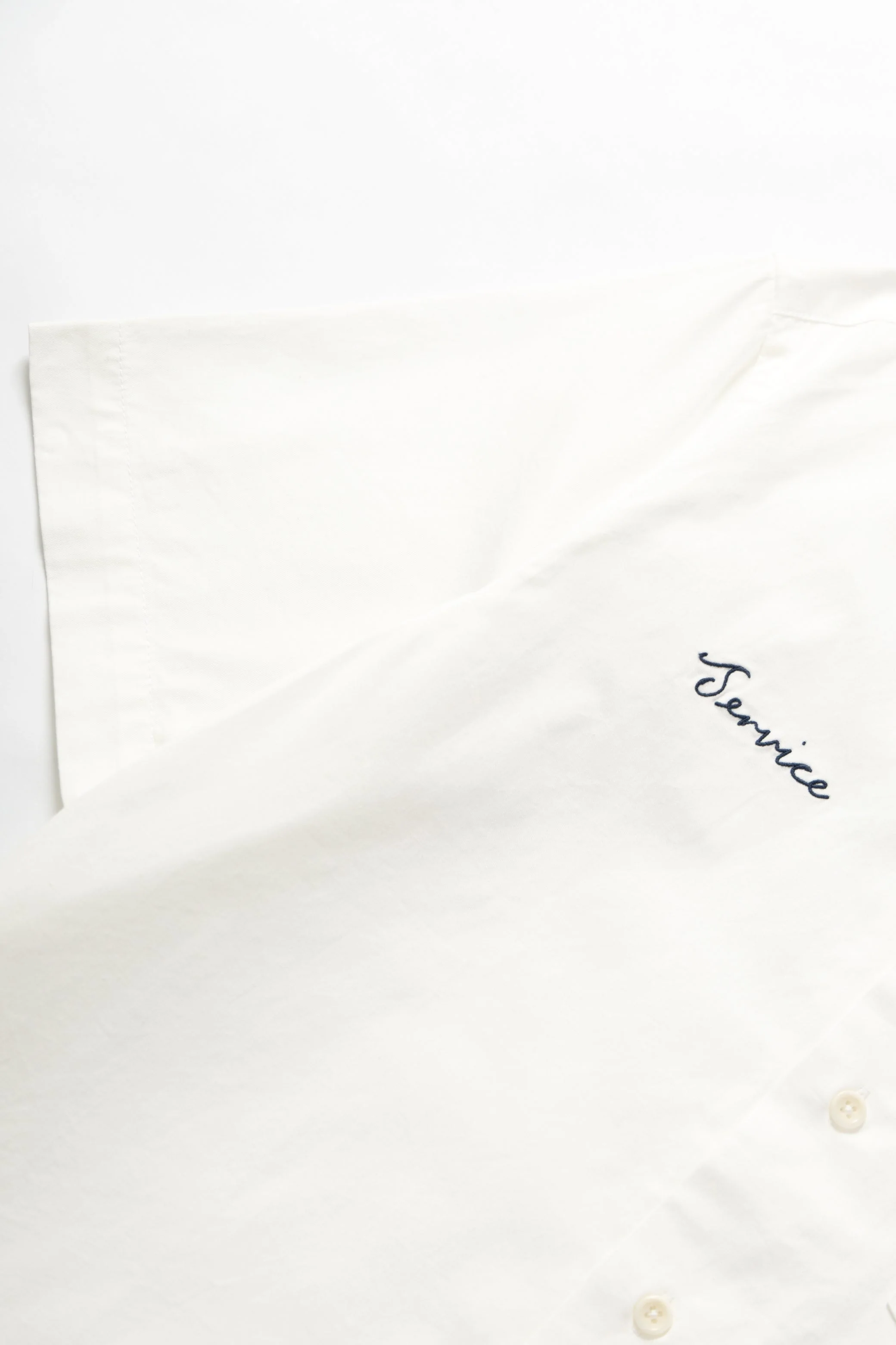 Service Works - Light Twill Necessities Short Sleeve Shirt - Off White - Image 4