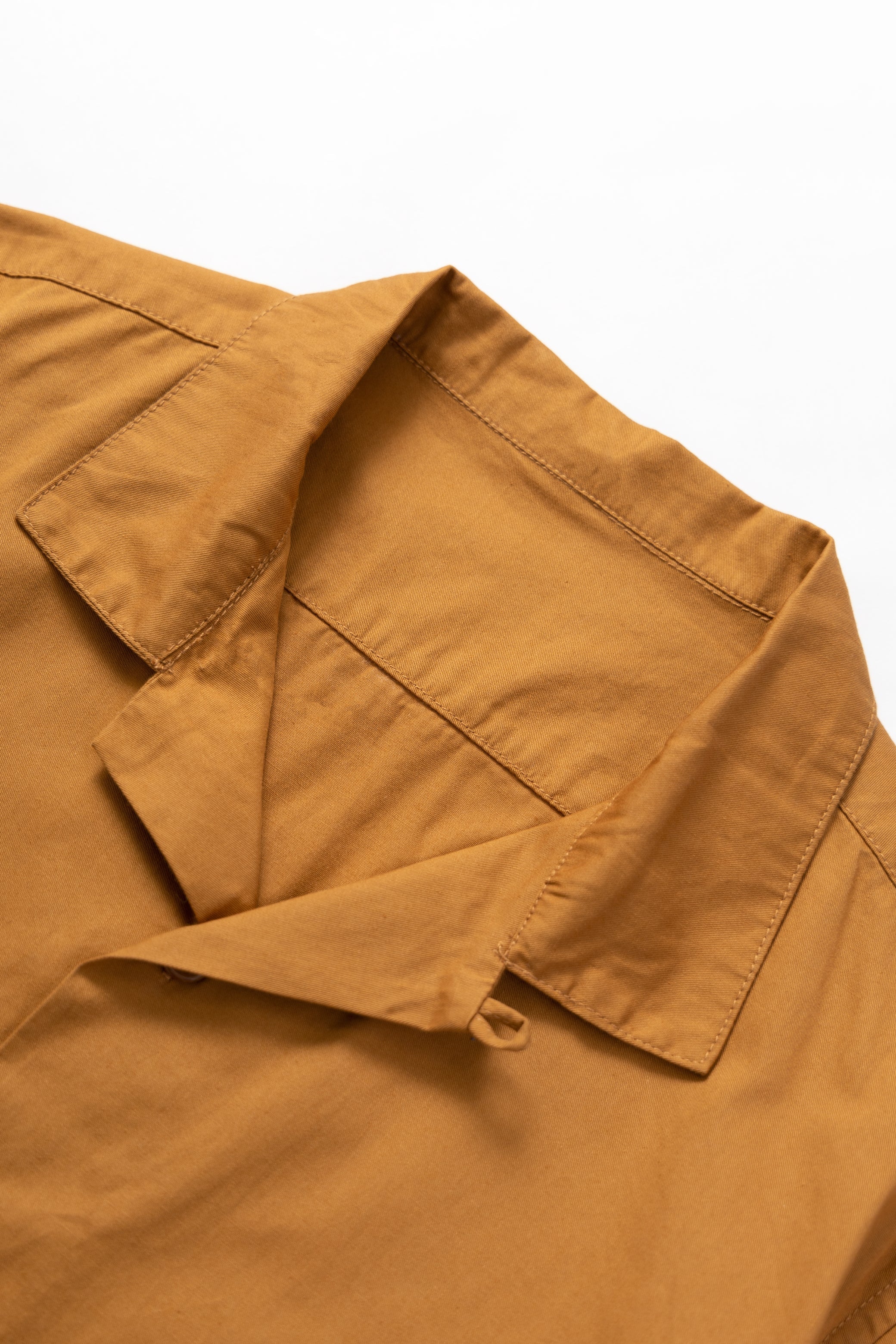 Service Works - Light Twill Picnic Short Sleeve Shirt - Burnt Sugar - Image 4