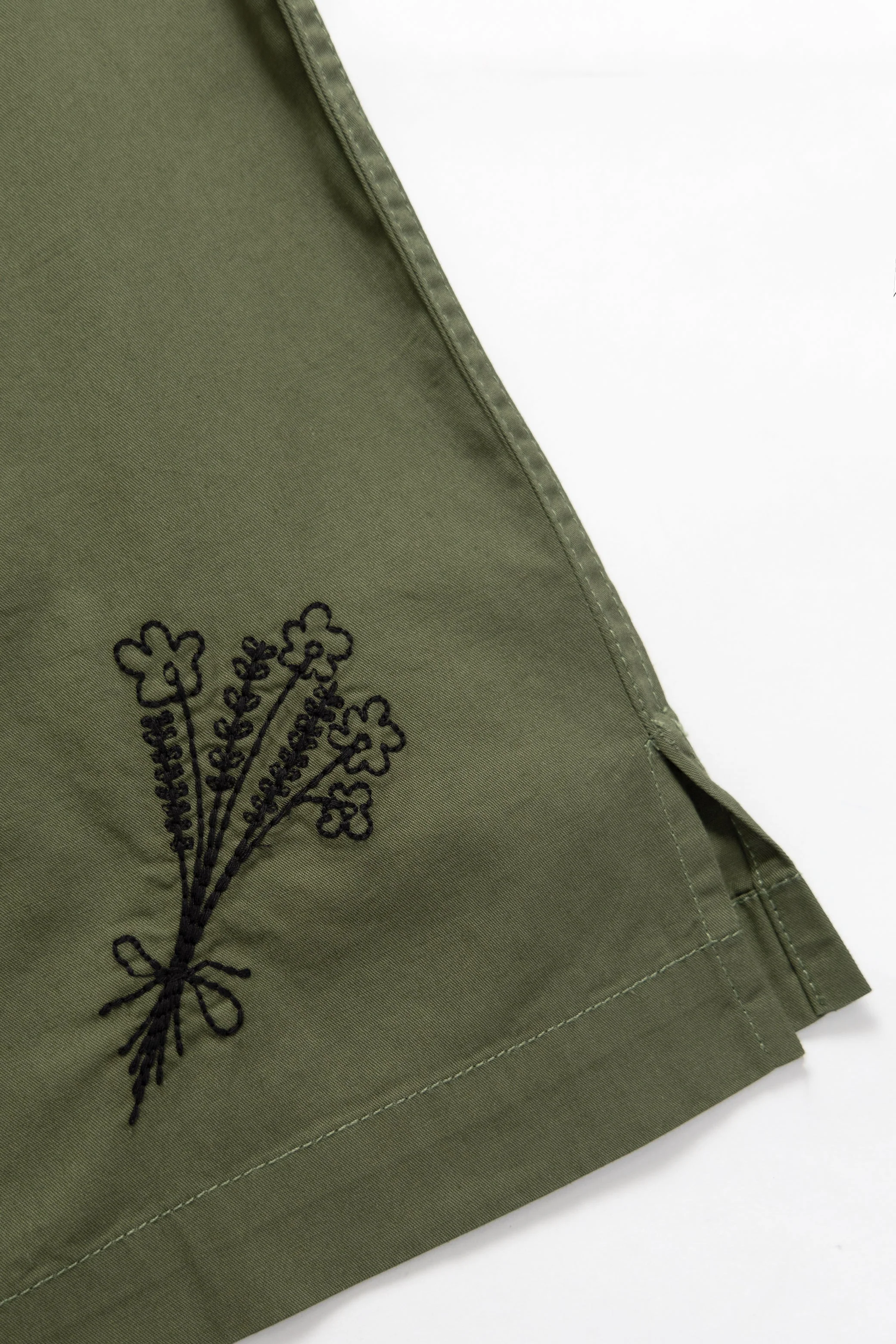 Service Works - Light Twill Picnic Short Sleeve Shirt - Olive - Image 6