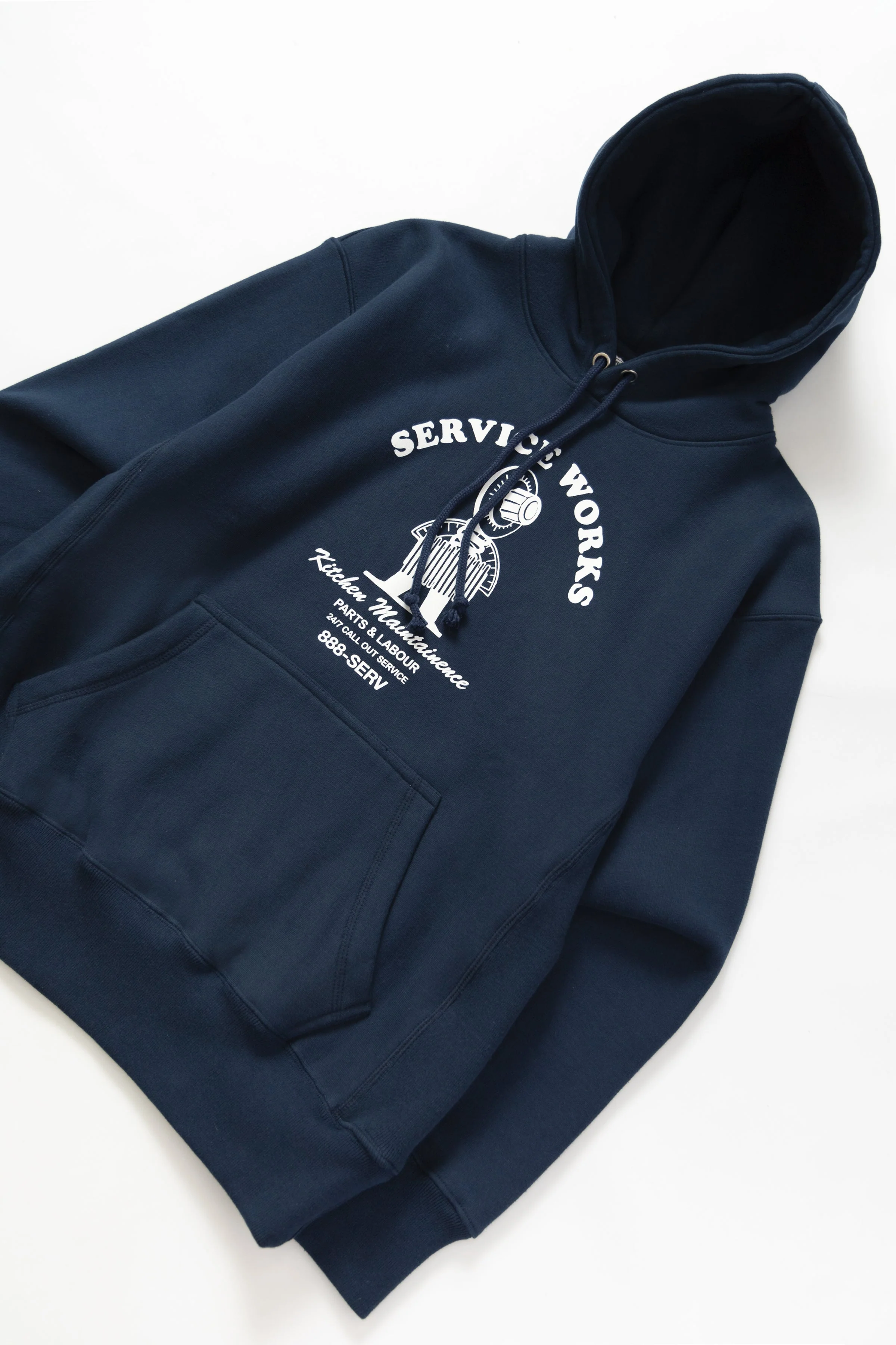Service Works - Maintainence Hoodie - Navy - Image 2