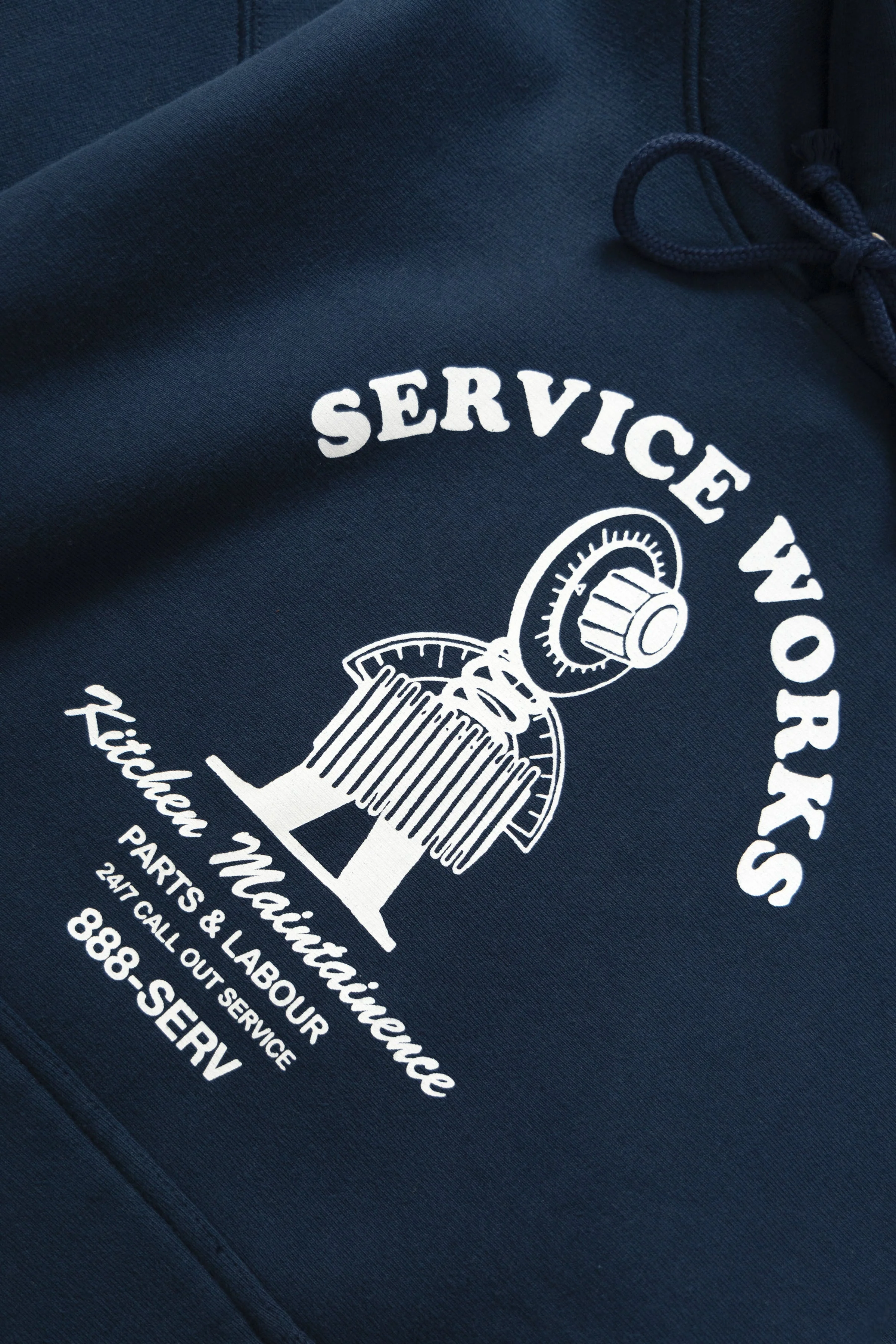 Service Works - Maintainence Hoodie - Navy - Image 5