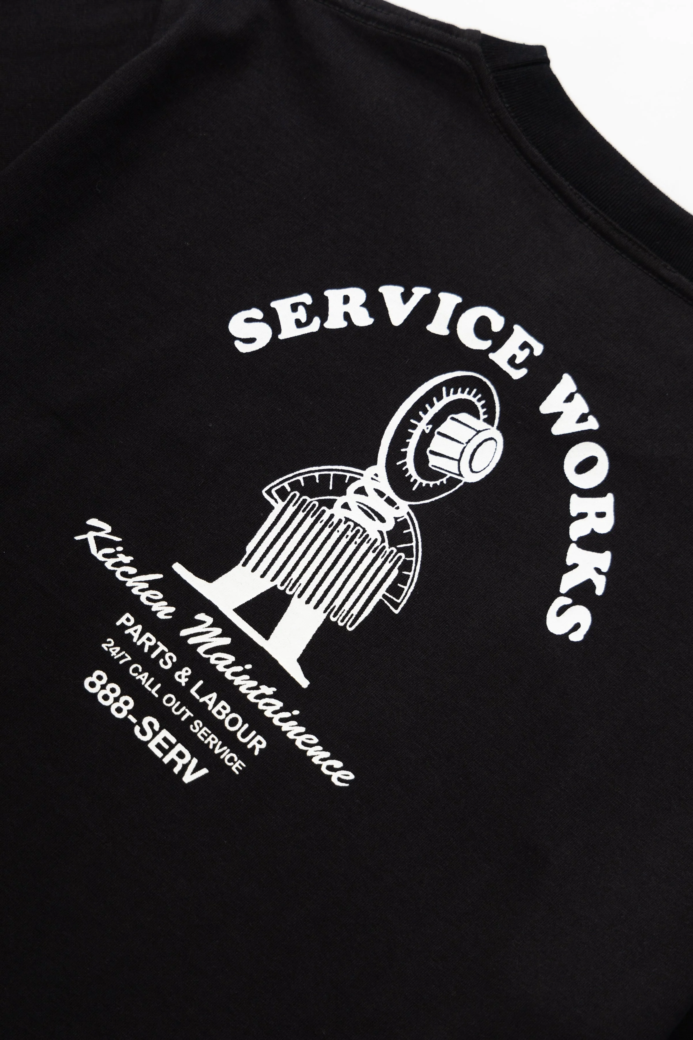 Service Works - Maintainence Tee - Black - Image 6