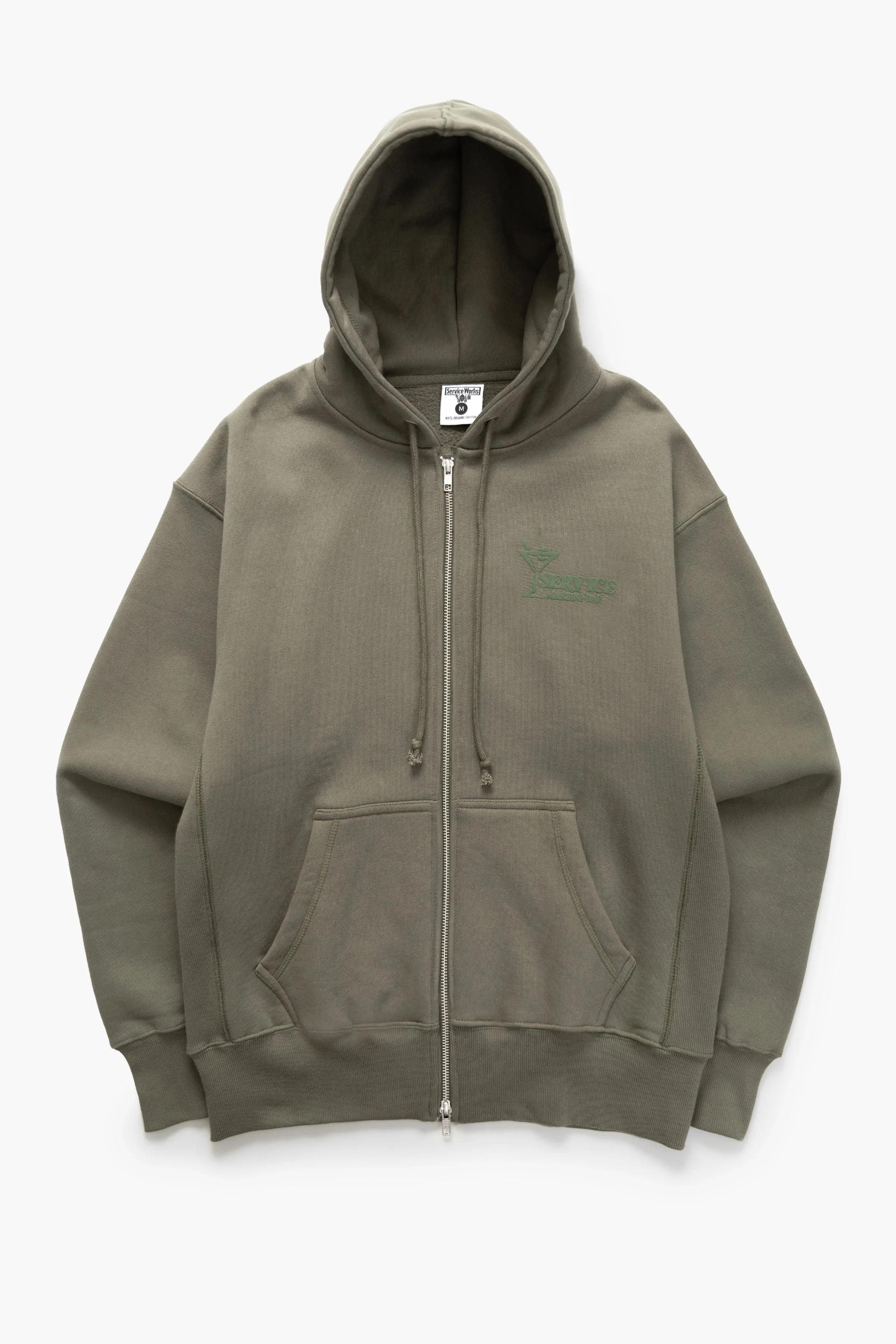 Service Works - Martini Zipper Hoodie - Olive