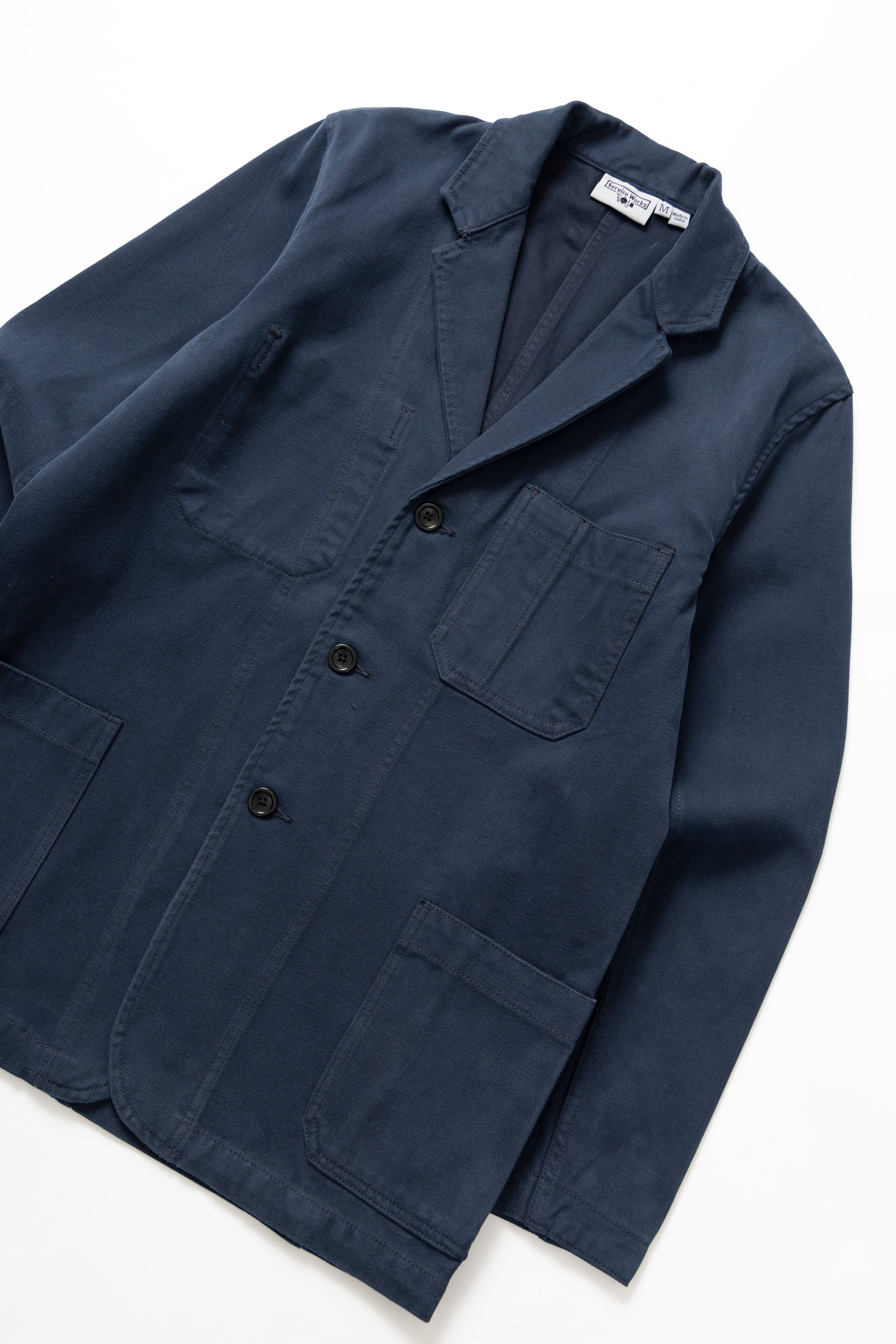 Service Works - Moleskin Server Suit Jacket - Dark Navy - Image 2
