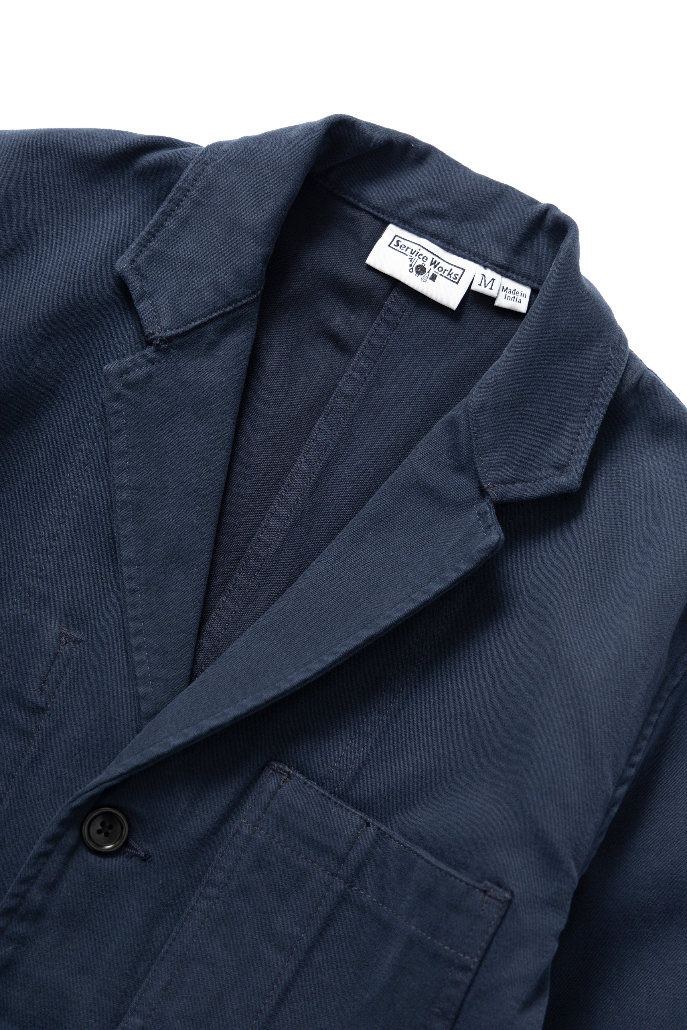 Service Works - Moleskin Server Suit Jacket - Dark Navy - Image 5