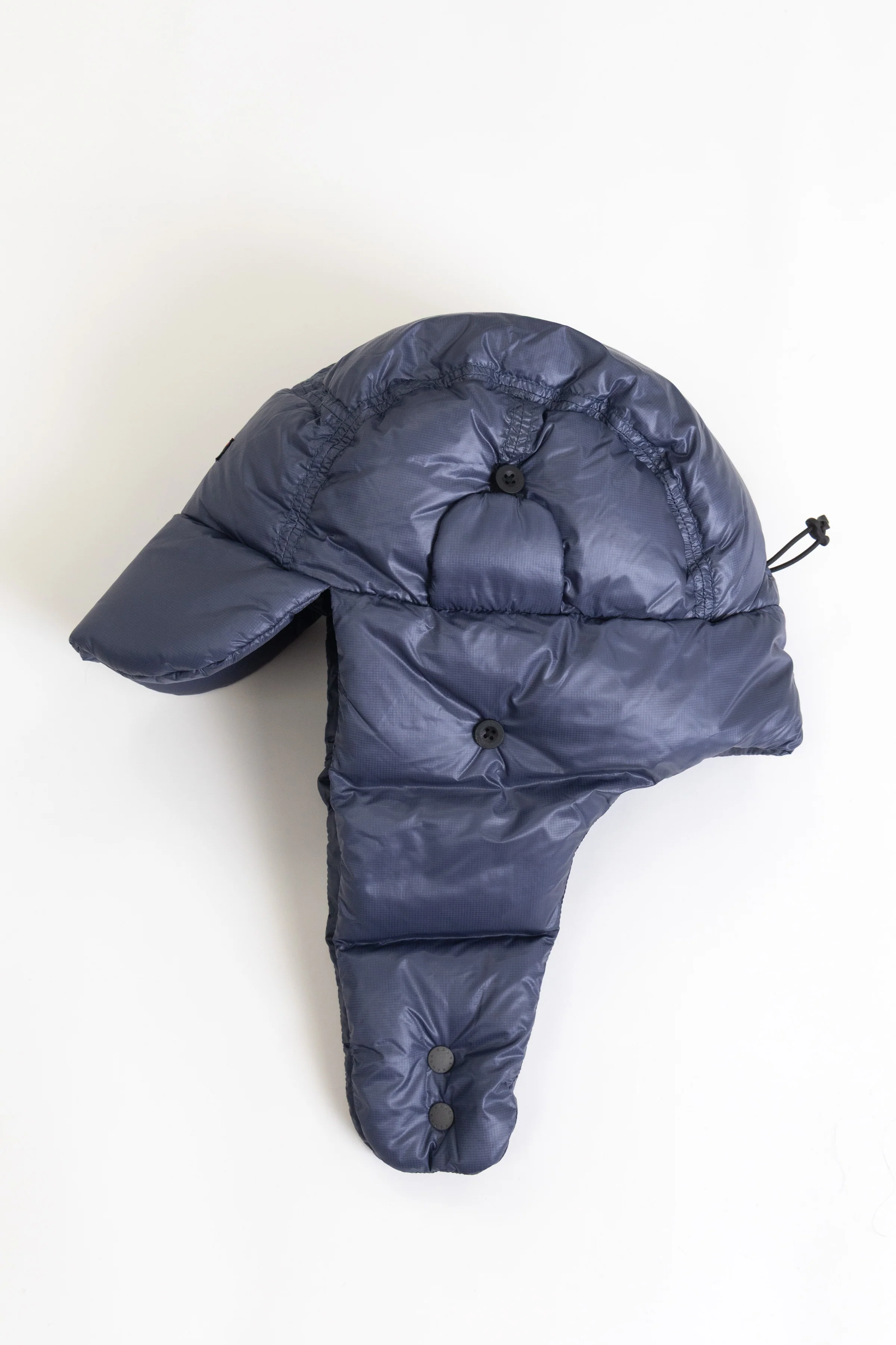 Nanga - Mountain Lodge Down Ear Flap Cap - Navy - Image 4