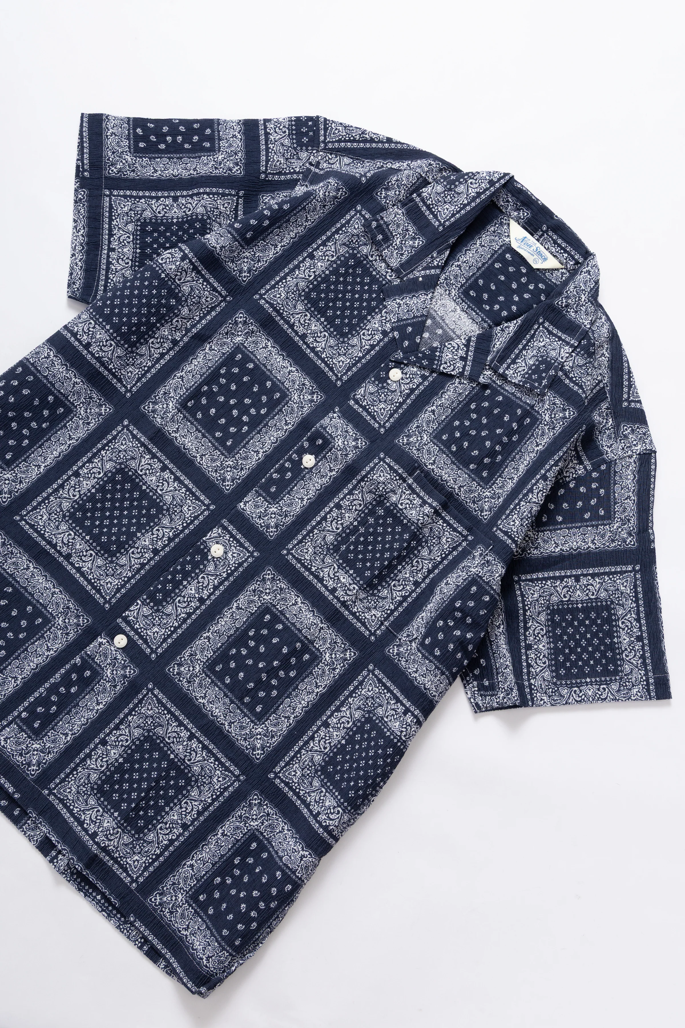 Non Stock MFG - Bandana Shirt - Navy - Image 5
