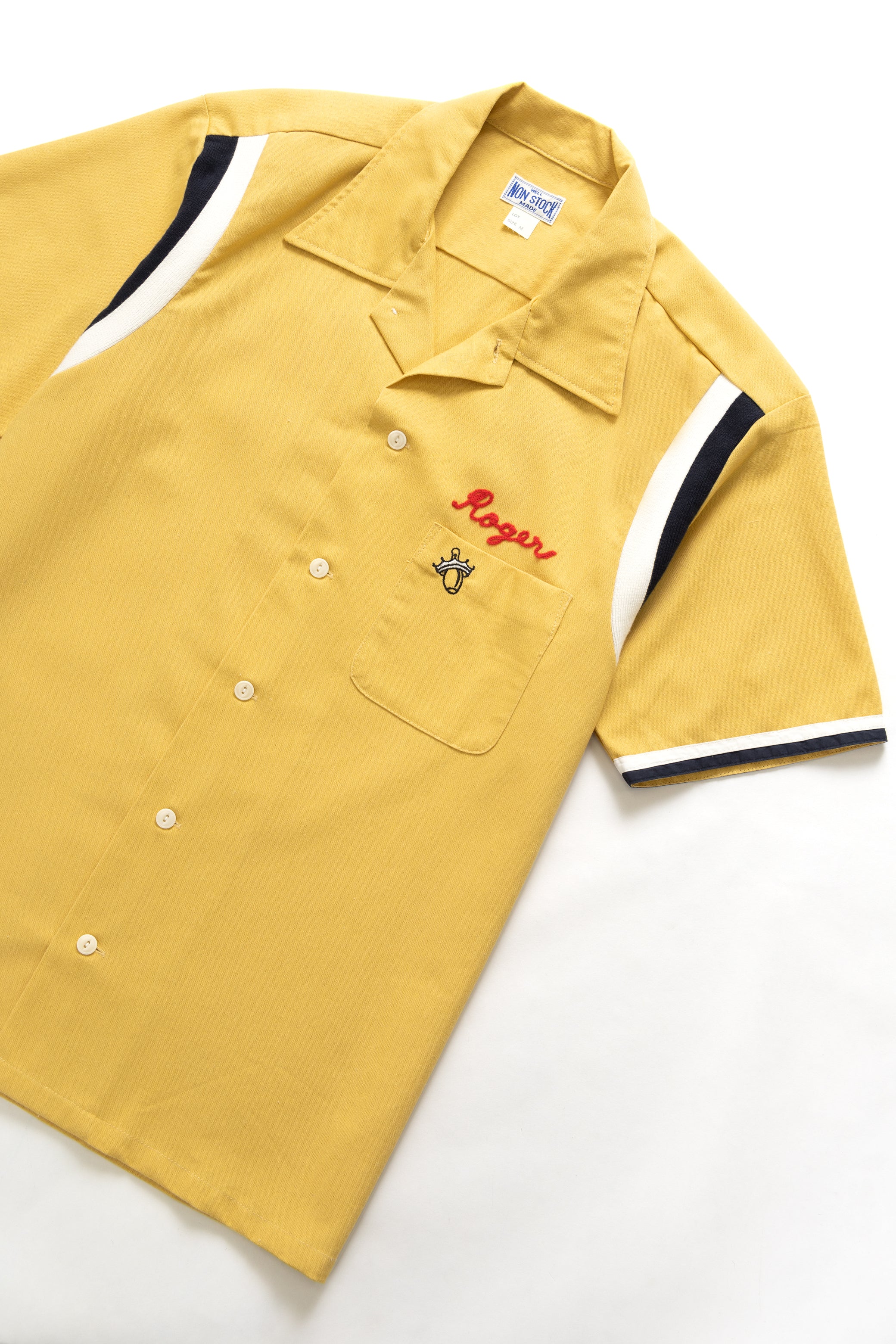 Non Stock MFG - Garage Bowling Shirt - Yellow - Image 2