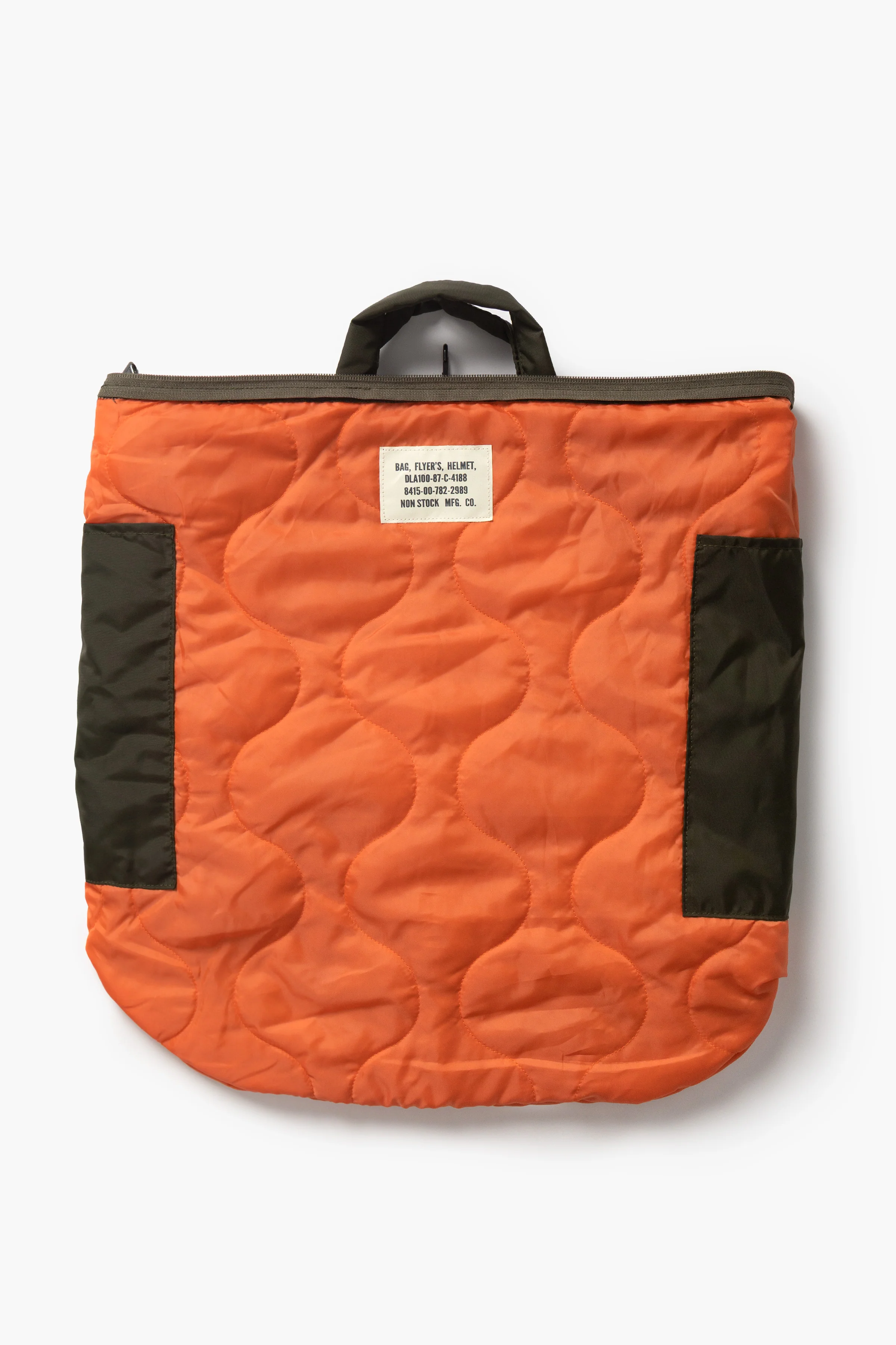 Non Stock MFG - Quilted Nylon Helmet Bag - Olive - Image 8
